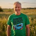 Rinse and Repeat Scuba Tee — Retro Dive Vacation Graphic T-Shirt