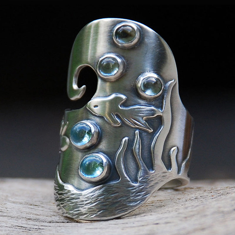 Creative Underwater World Fashion Ring