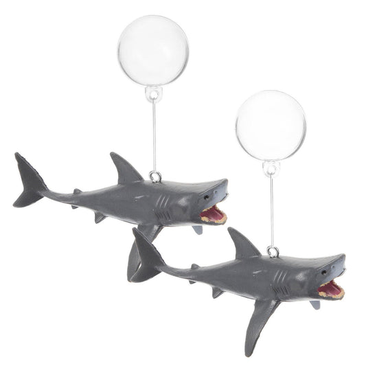 Beaupretty 2 Sets Fish Decoration Fish Tank Floating Decorations Fish Tank Accessories Sharks Fish Tank Aquarium Layout Prop