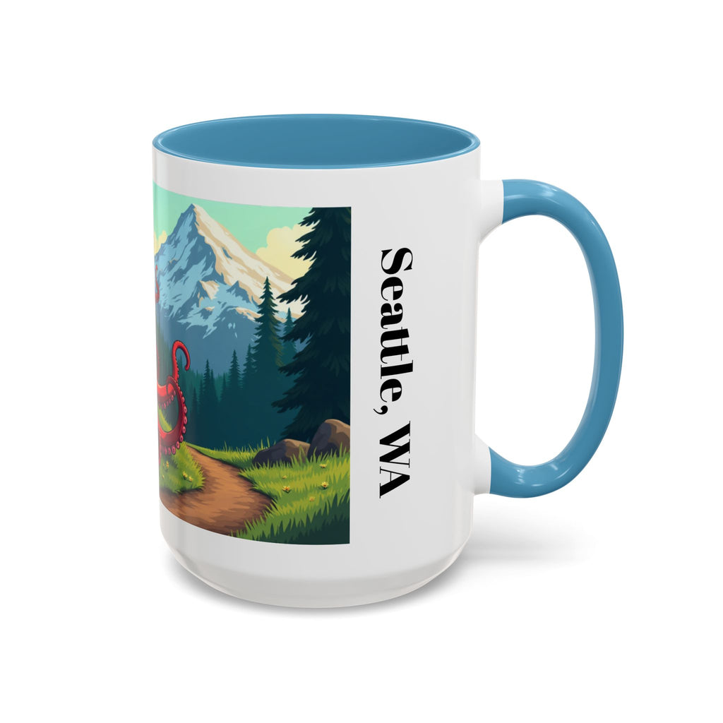 Coffee Mug — Seattle Octopus Scenic Accent Mug (11/15oz)