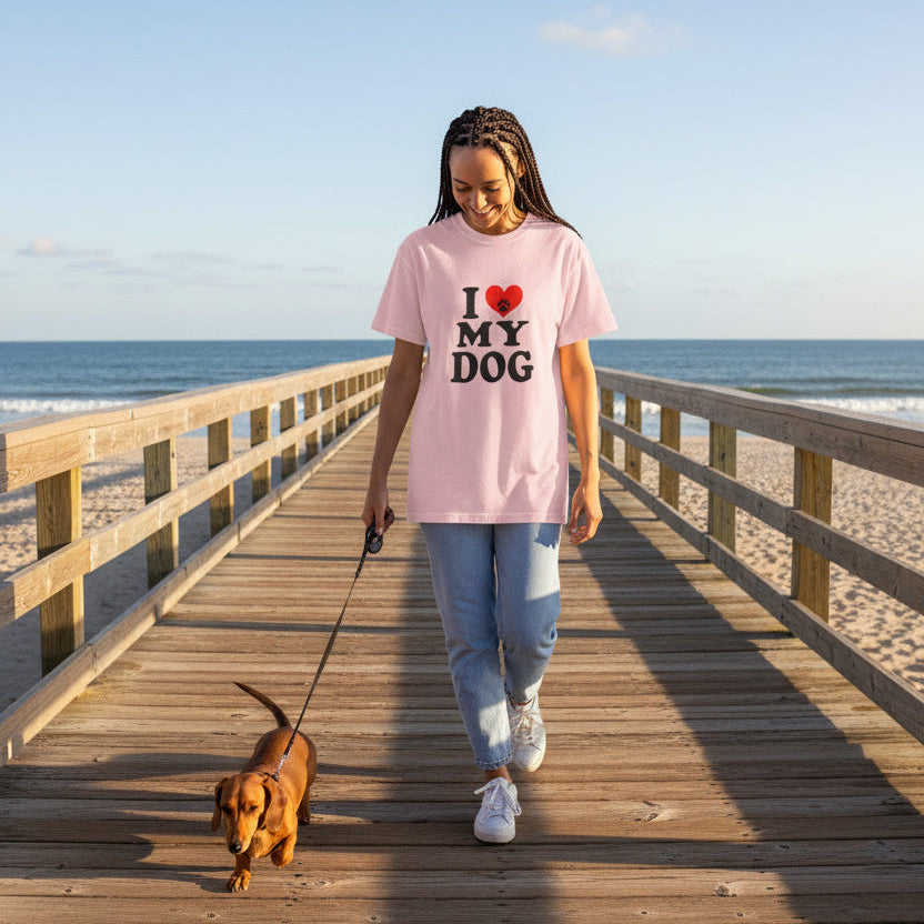 I Love My Dog T-Shirt — Cute Pet Lover Tee
