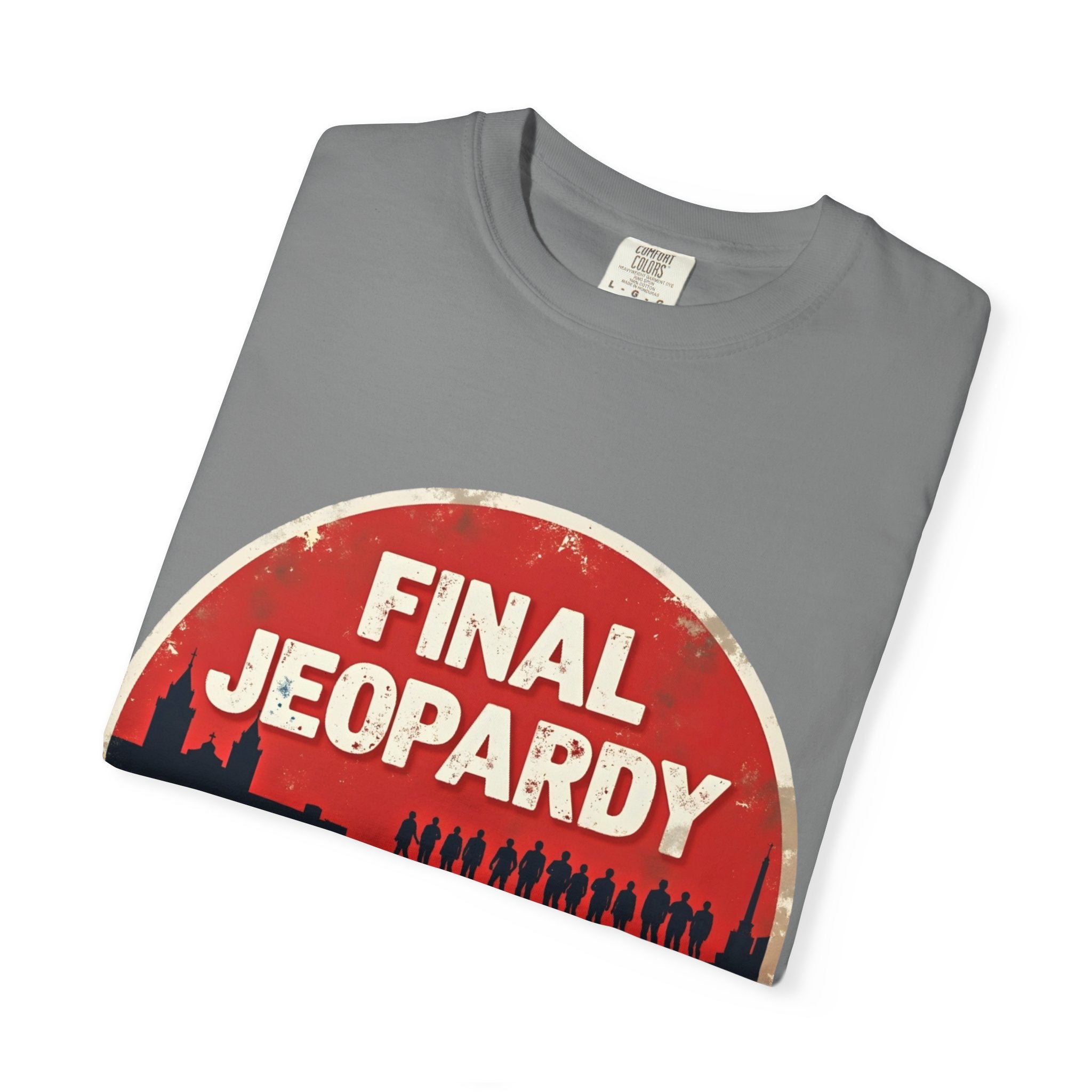 “Final Jeopardy: Fascist Dictators” Vintage Political Graphic Tee