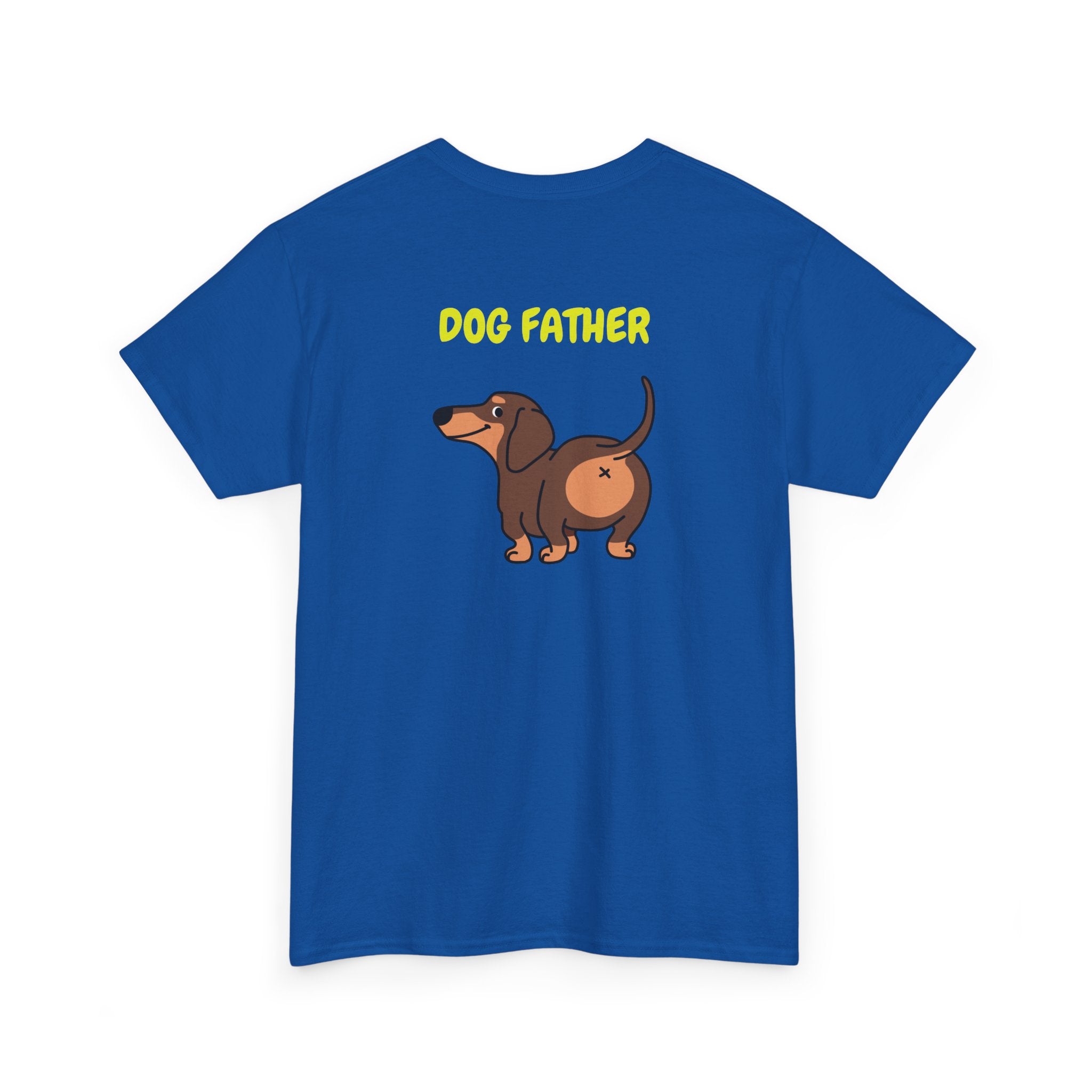 Dog Father T-Shirt – Cute Dachshund Graphic Tee for Dog Dads, Father’s Day Gift