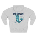 Merman Hoodie - Funny ’Stop Snickering’ Cartoon Merman Pullover