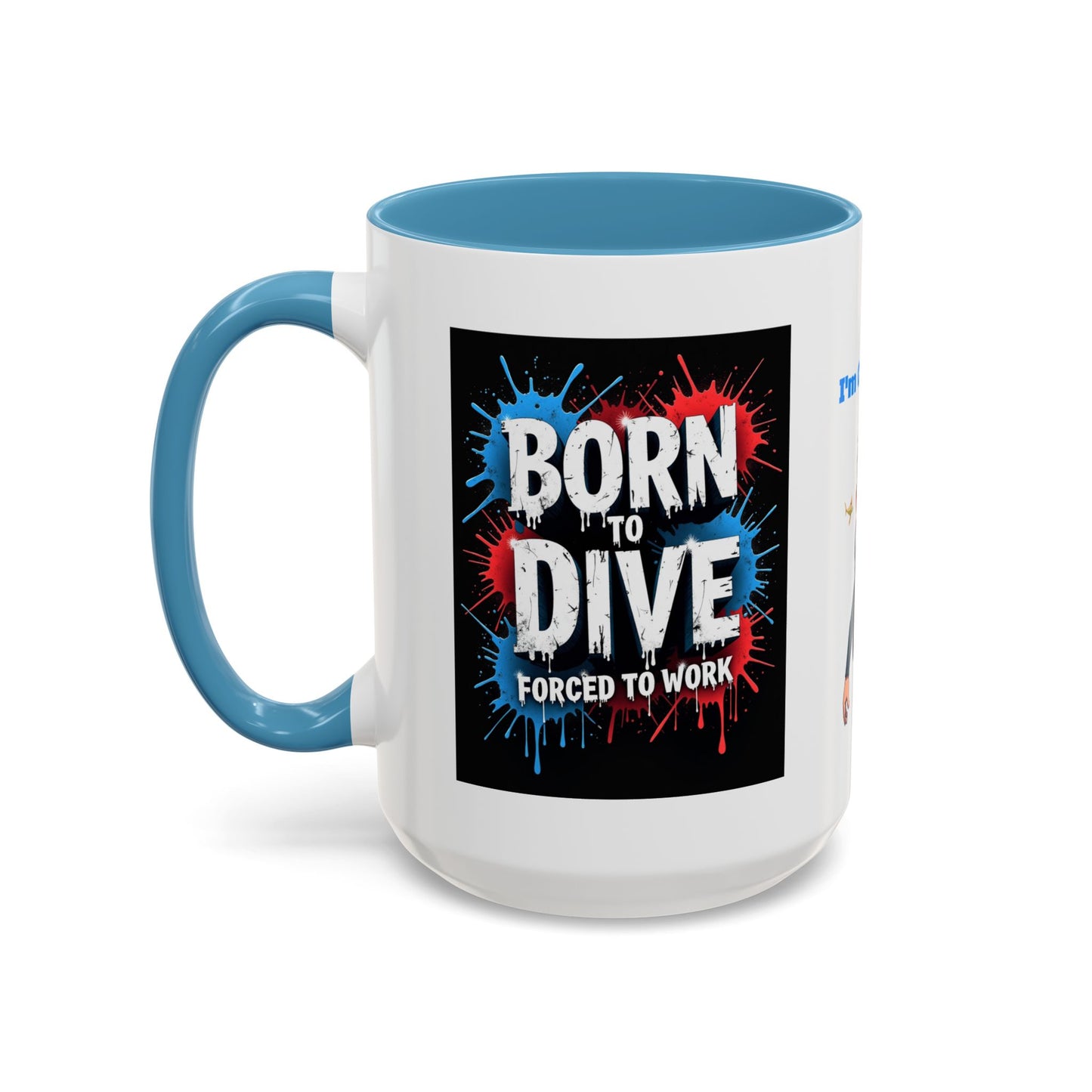 Born to Dive Coffee Mug - 'I'm Certifiable' Scuba Diver Accent Mug (11/15oz)