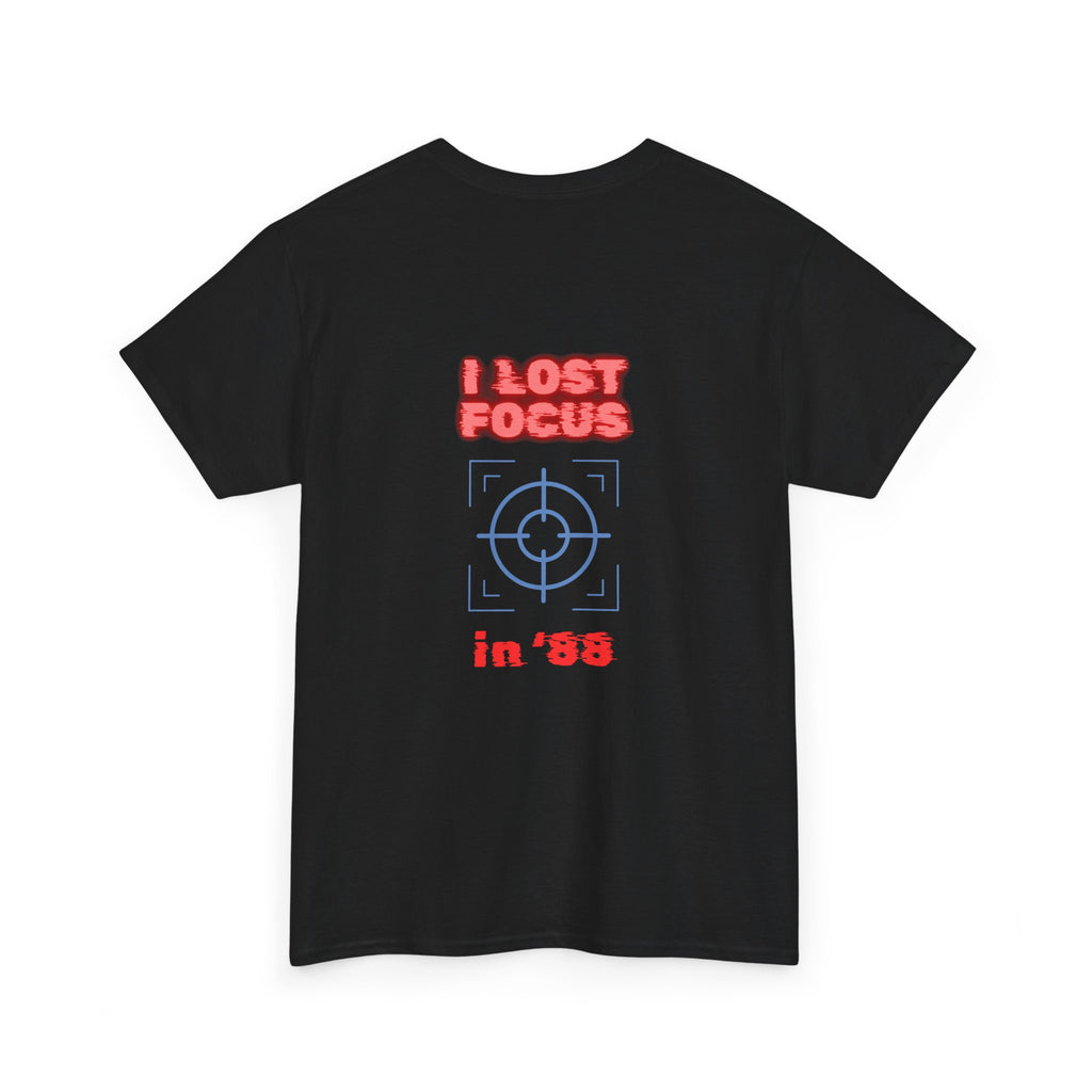 I Lost Focus in '88 Tee - Retro Neon Target Graphic T-Shirt