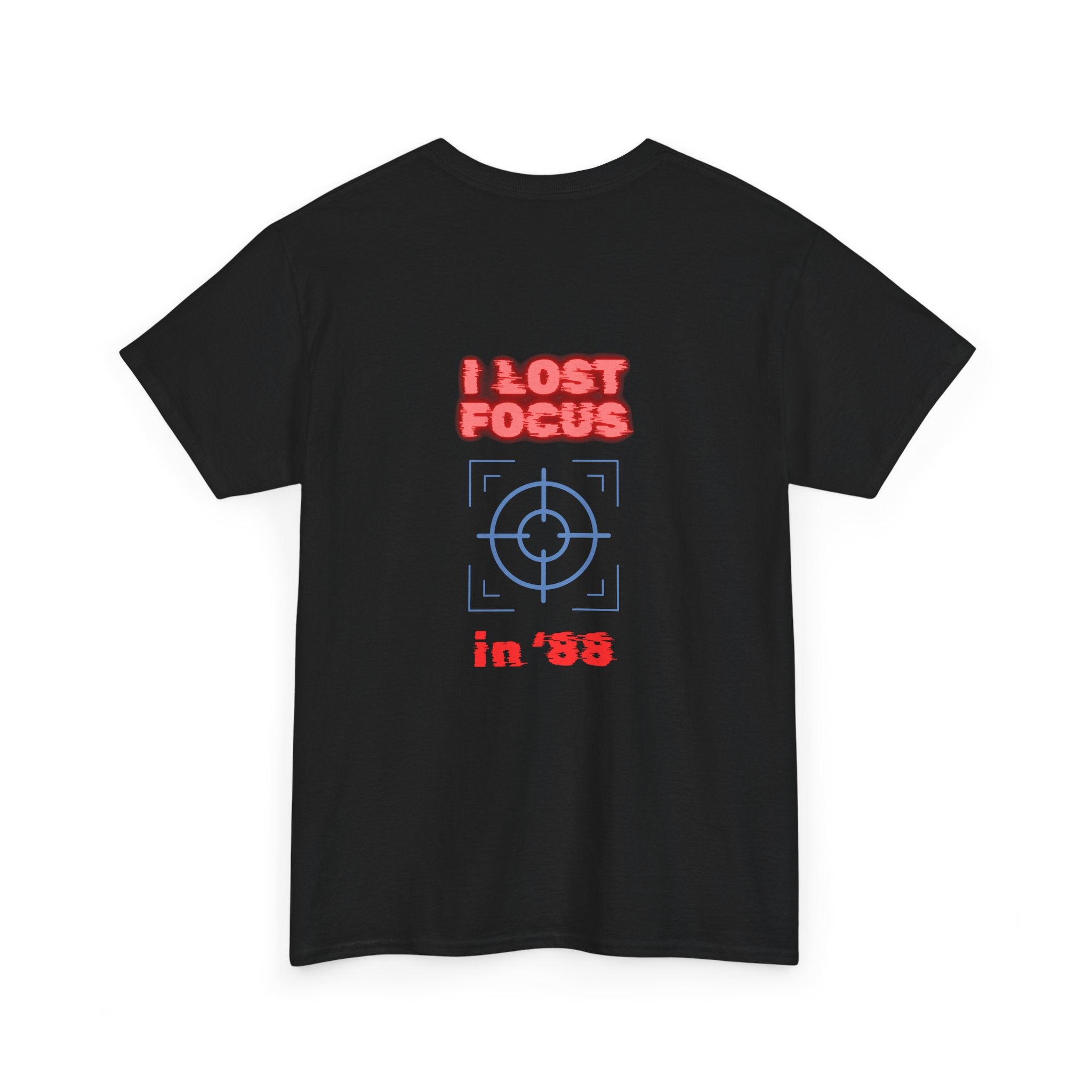 I Lost Focus in '88 Tee - Retro Neon Target Graphic T-Shirt
