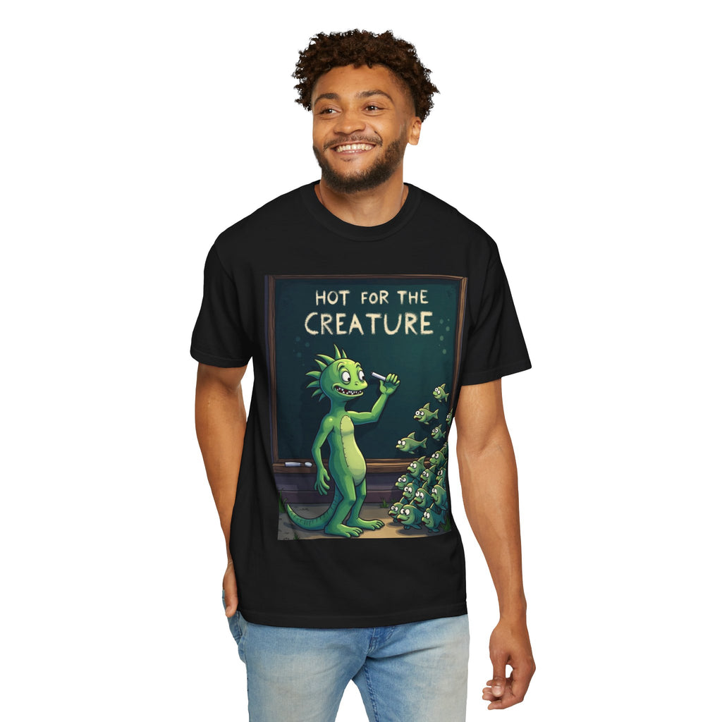 Creature Classroom T‑Shirt — "Hot for the Creature" Funny Monster Tee