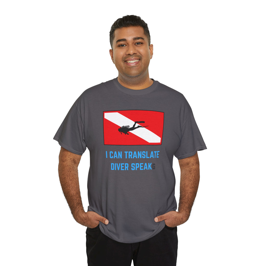 Scuba Diver Flag Tee – I Can Translate Diver Speak Shirt | Species Ink