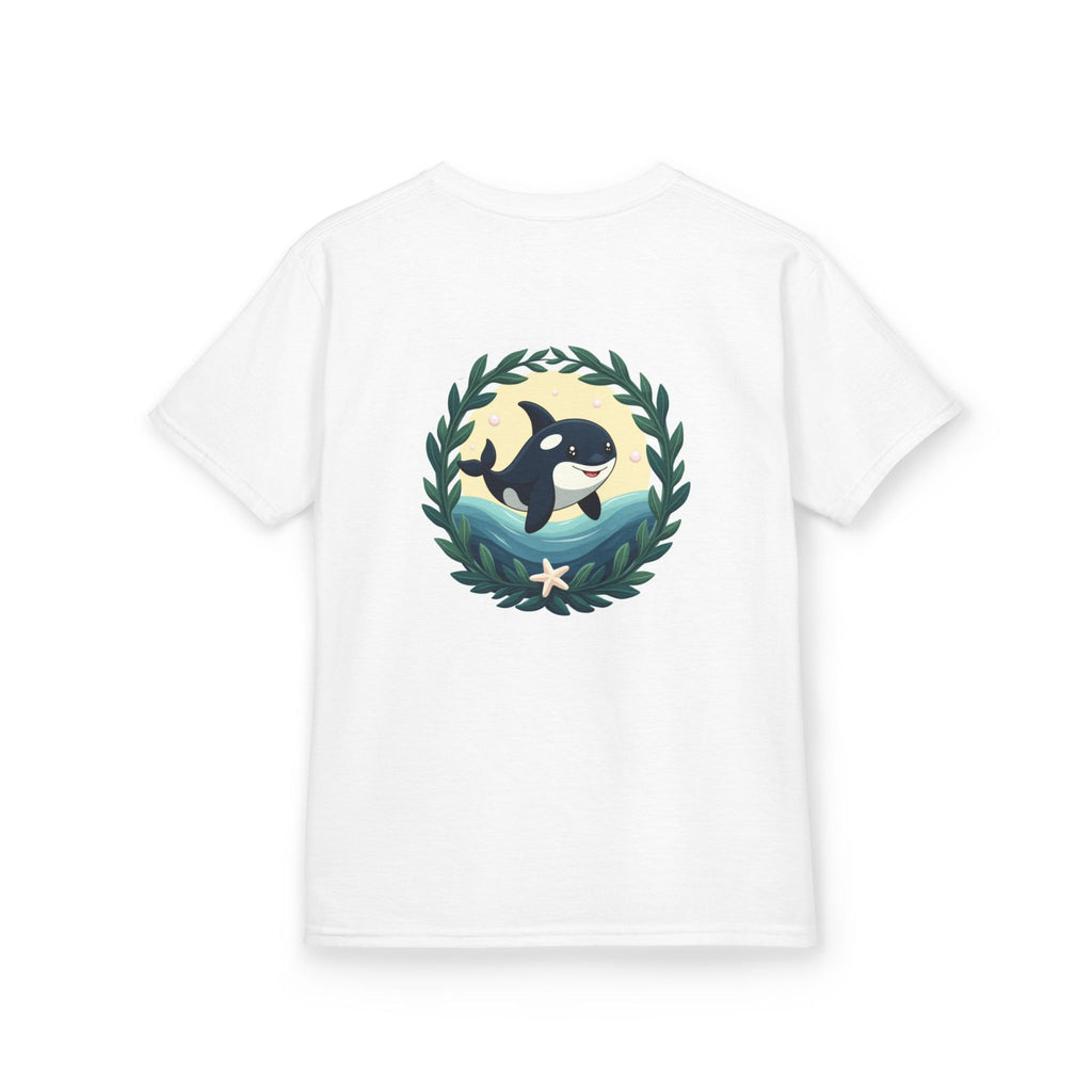 Orca Ocean Kids Tee — Playful Whale Graphic T-Shirt for Children