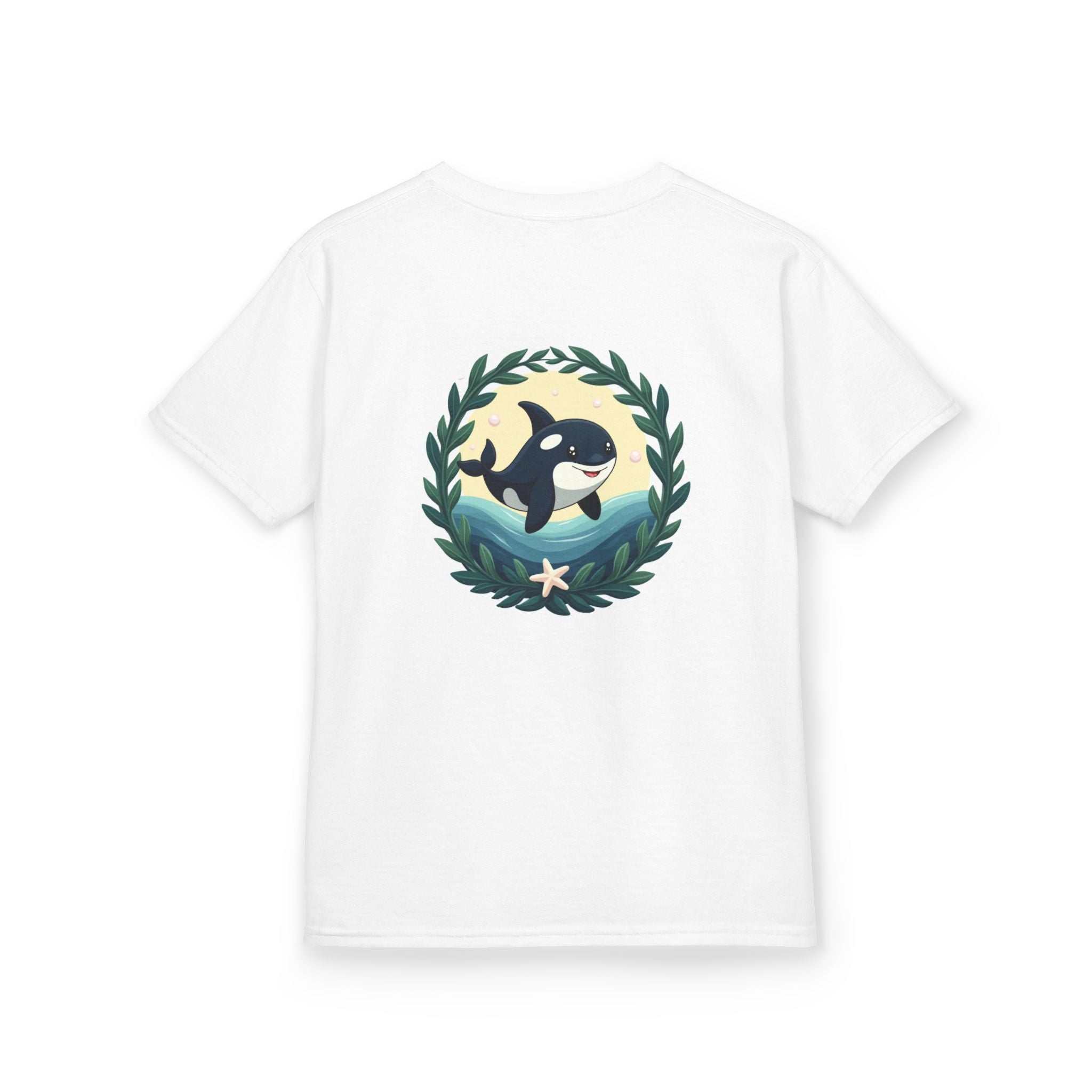 Orca Ocean Kids Tee — Playful Whale Graphic T-Shirt for Children