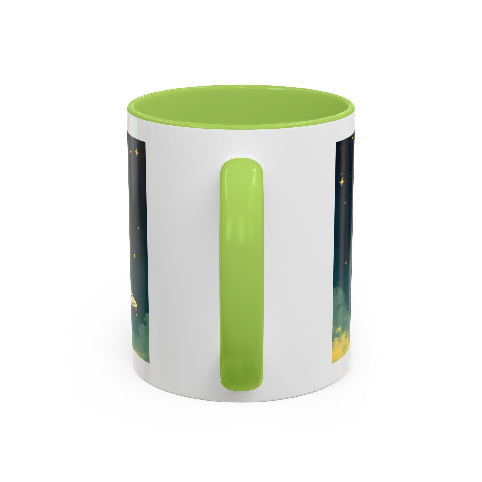 Alien Coffee Mug — "We Are Aliens" Retro UFO Accent Mug (11/15oz)