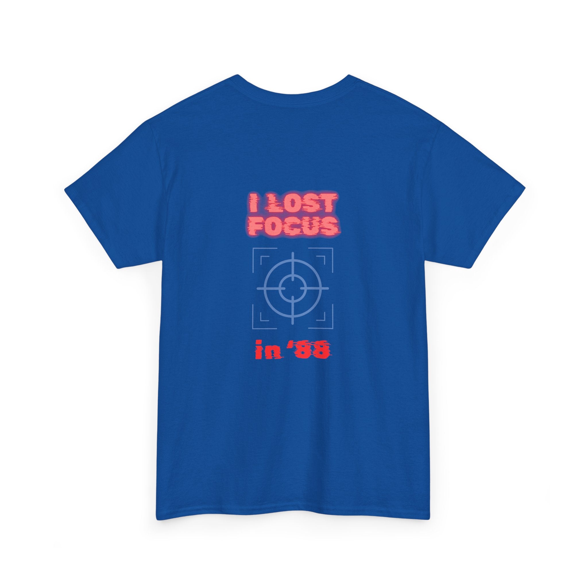 I Lost Focus in '88 Tee - Retro Neon Target Graphic T-Shirt