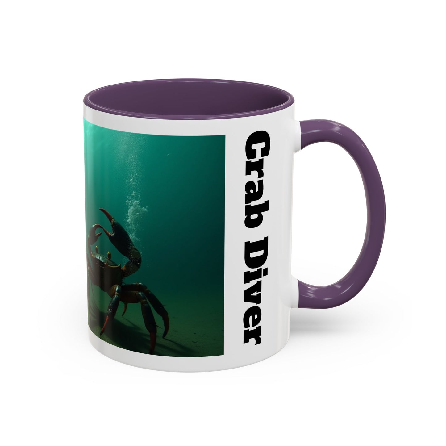 Accent Coffee Mug — "Sometimes You Catch Crab, Sometimes They Catch You"