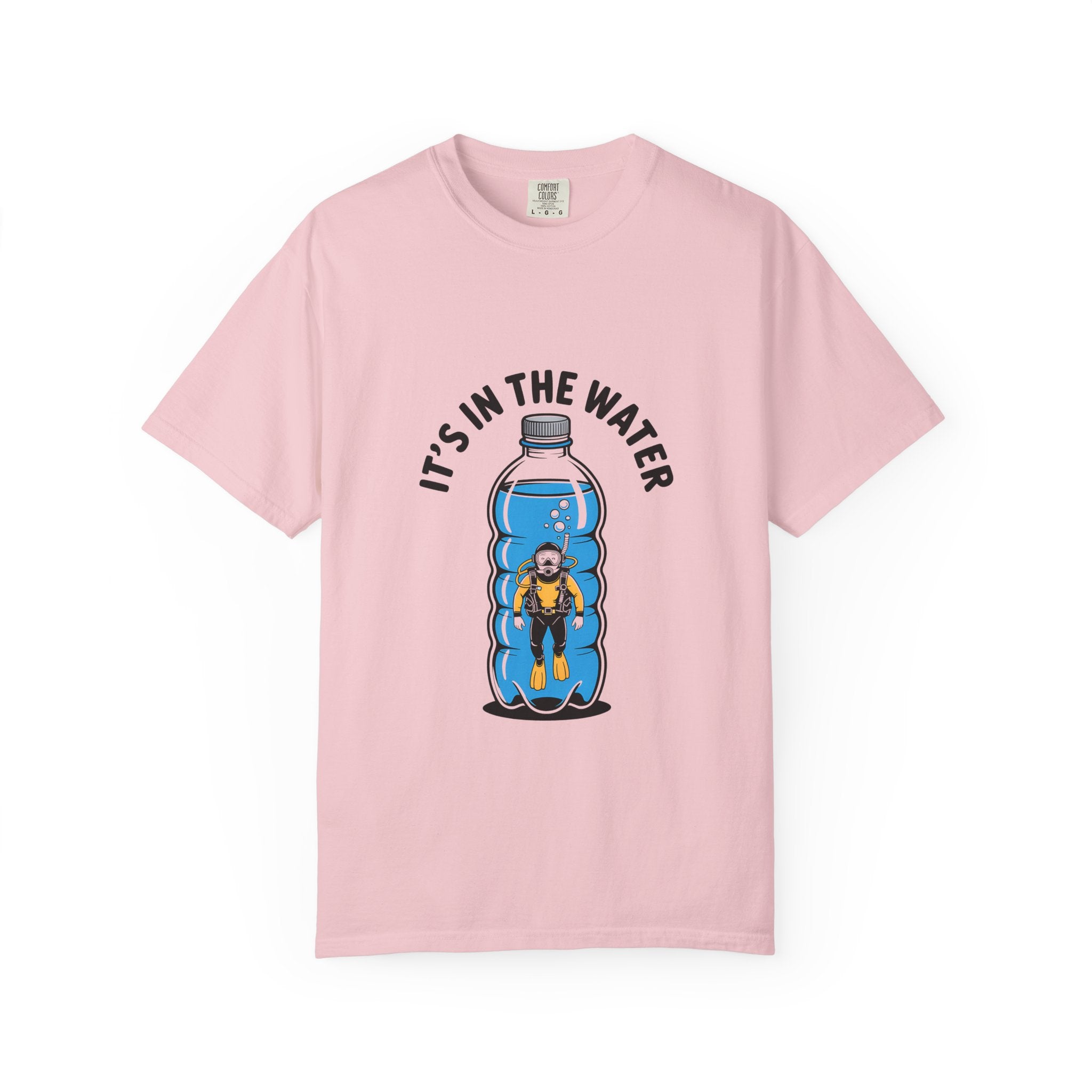 It's in the Water T-Shirt — Scuba Diver Bottle Graphic Tee