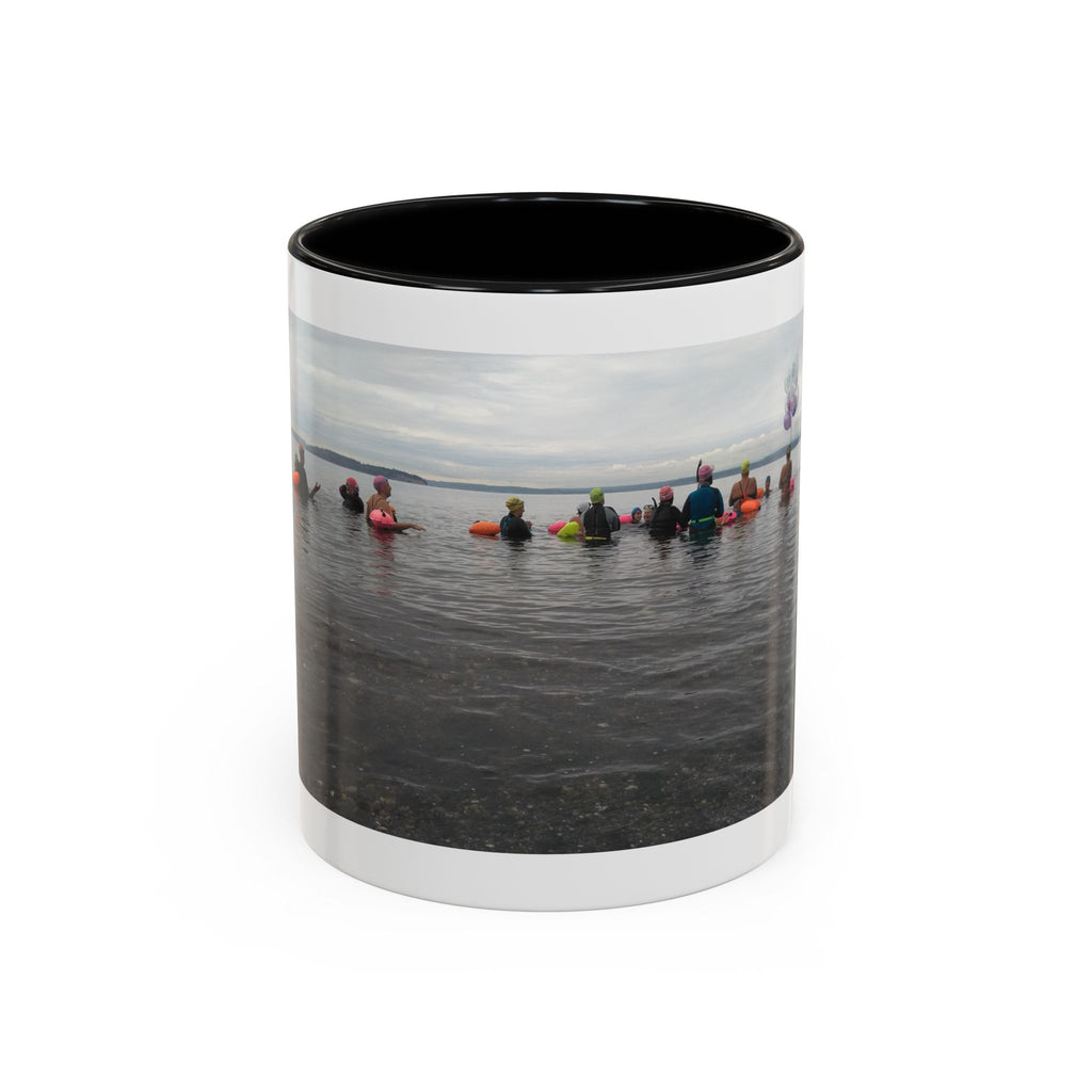 Free Divers Photo Accent Coffee Mug – Scenic Sea Diving Crew 11oz/15oz