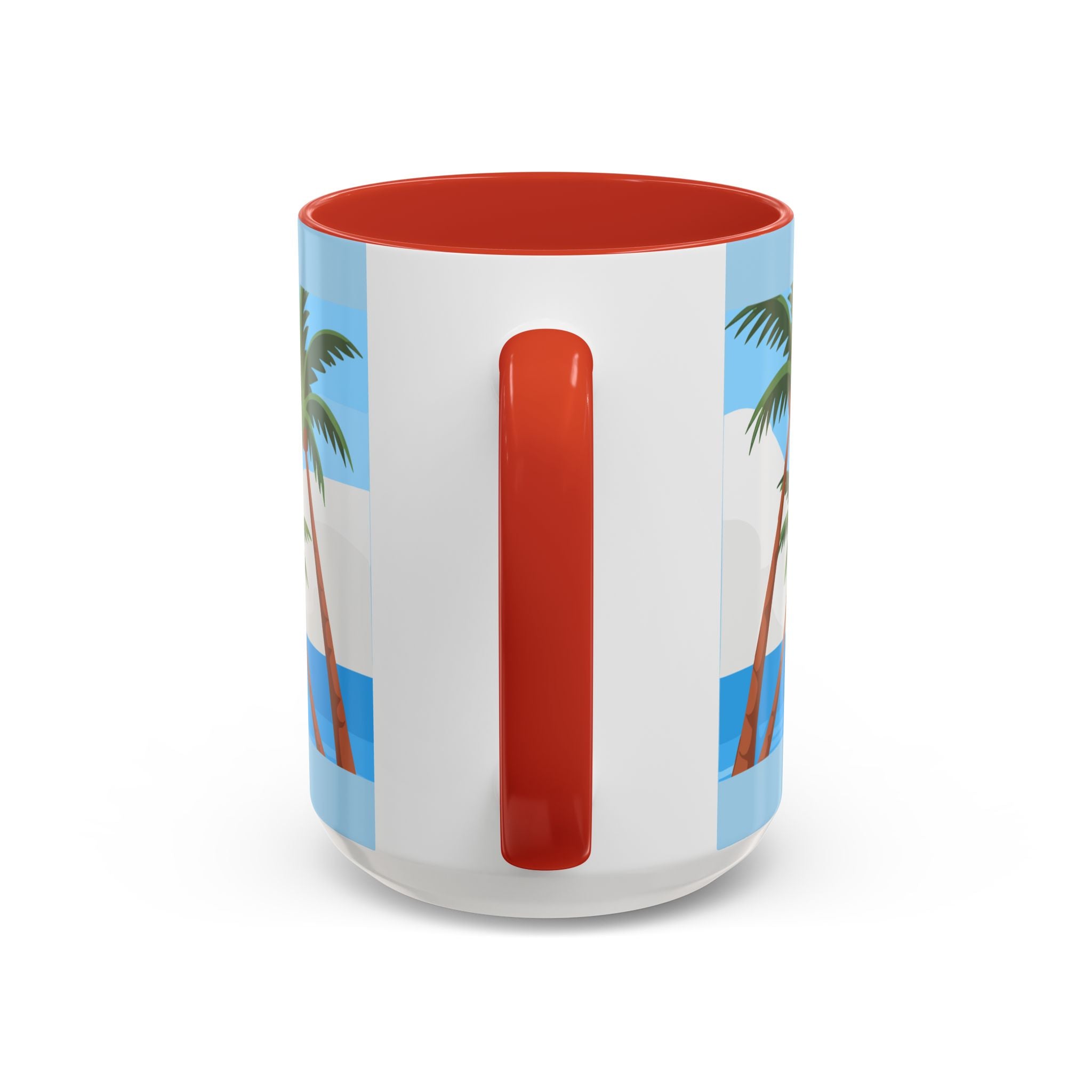 Coffee Mug — “I’m Just Coasting” Tropical Palm Beach Ceramic Accent Mug