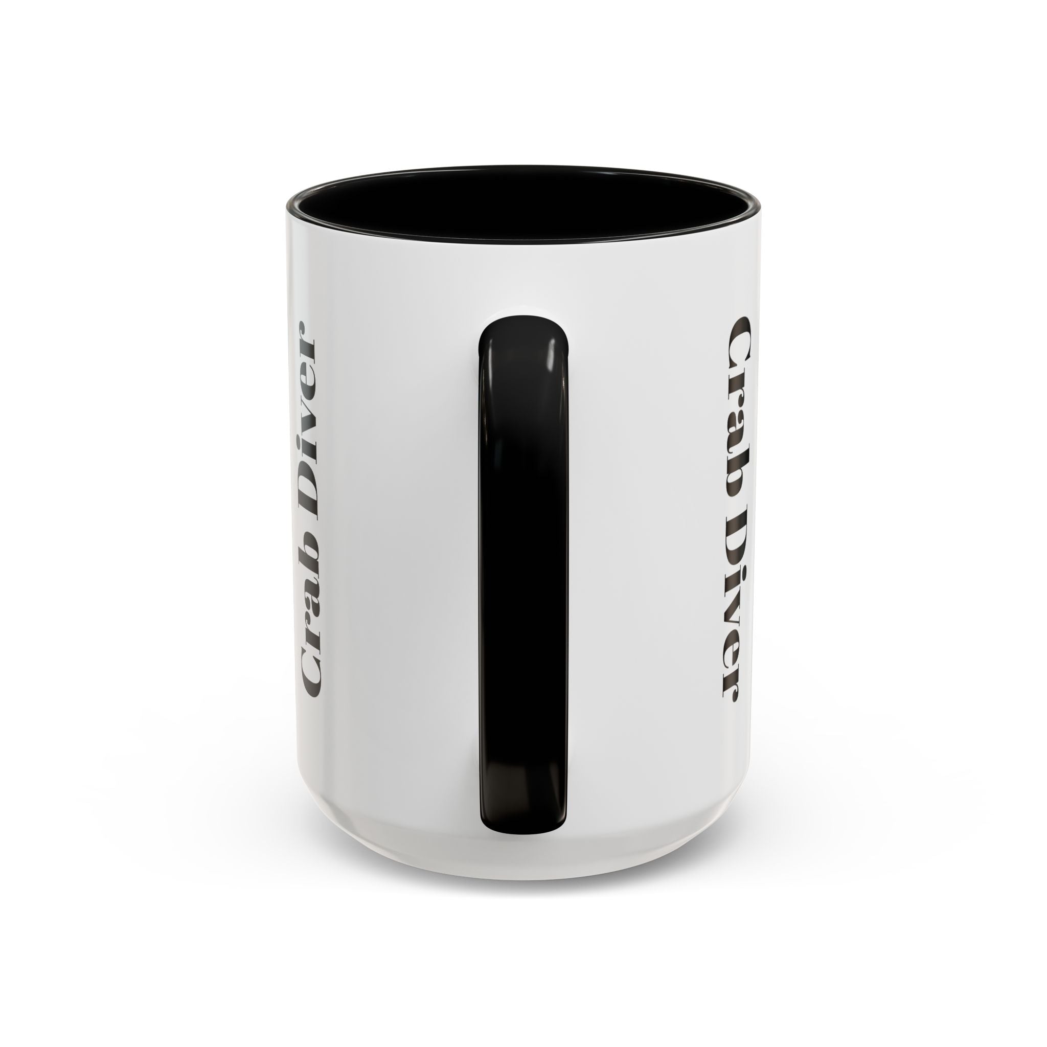 Crab Diver Accent Coffee Mug — Underwater Scuba Scene (11/15oz)