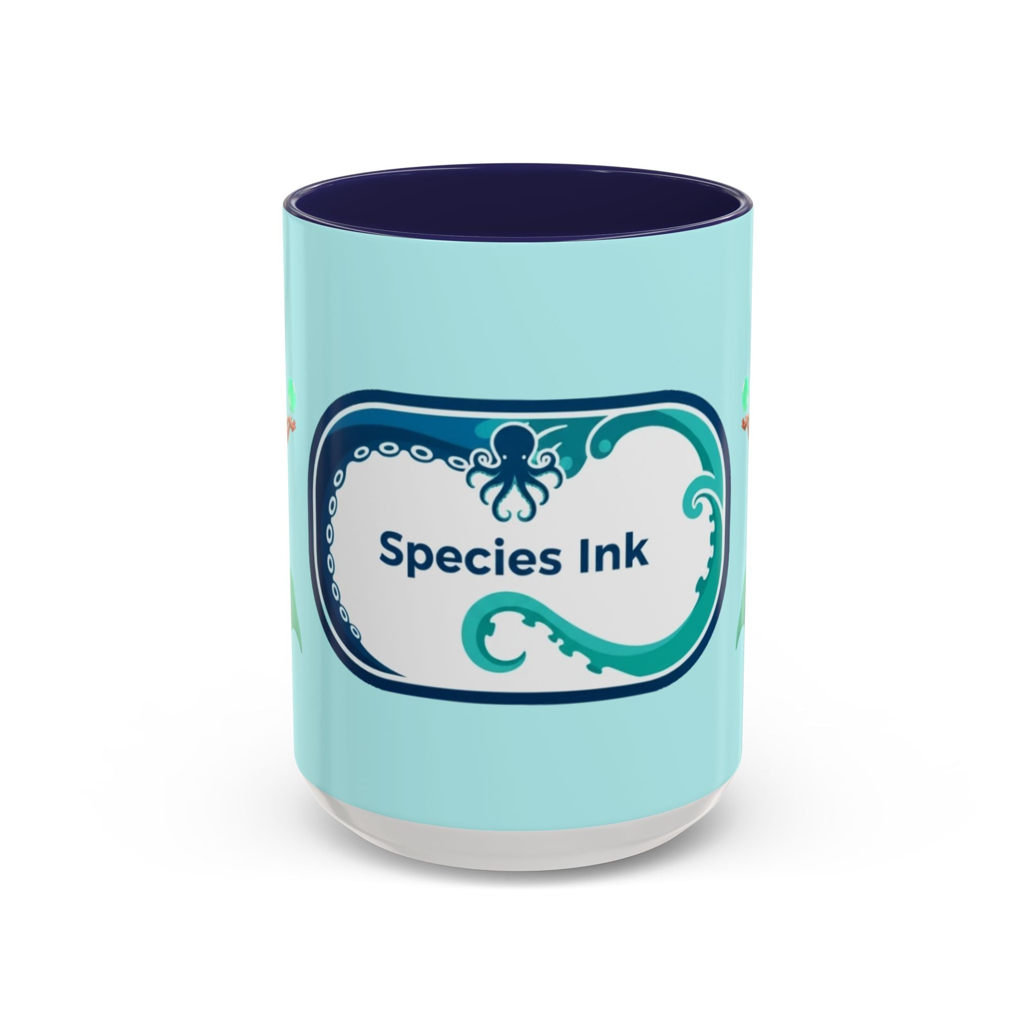 Ocean Logo Coffee Mug — "Species Ink" Accent Ceramic Mug