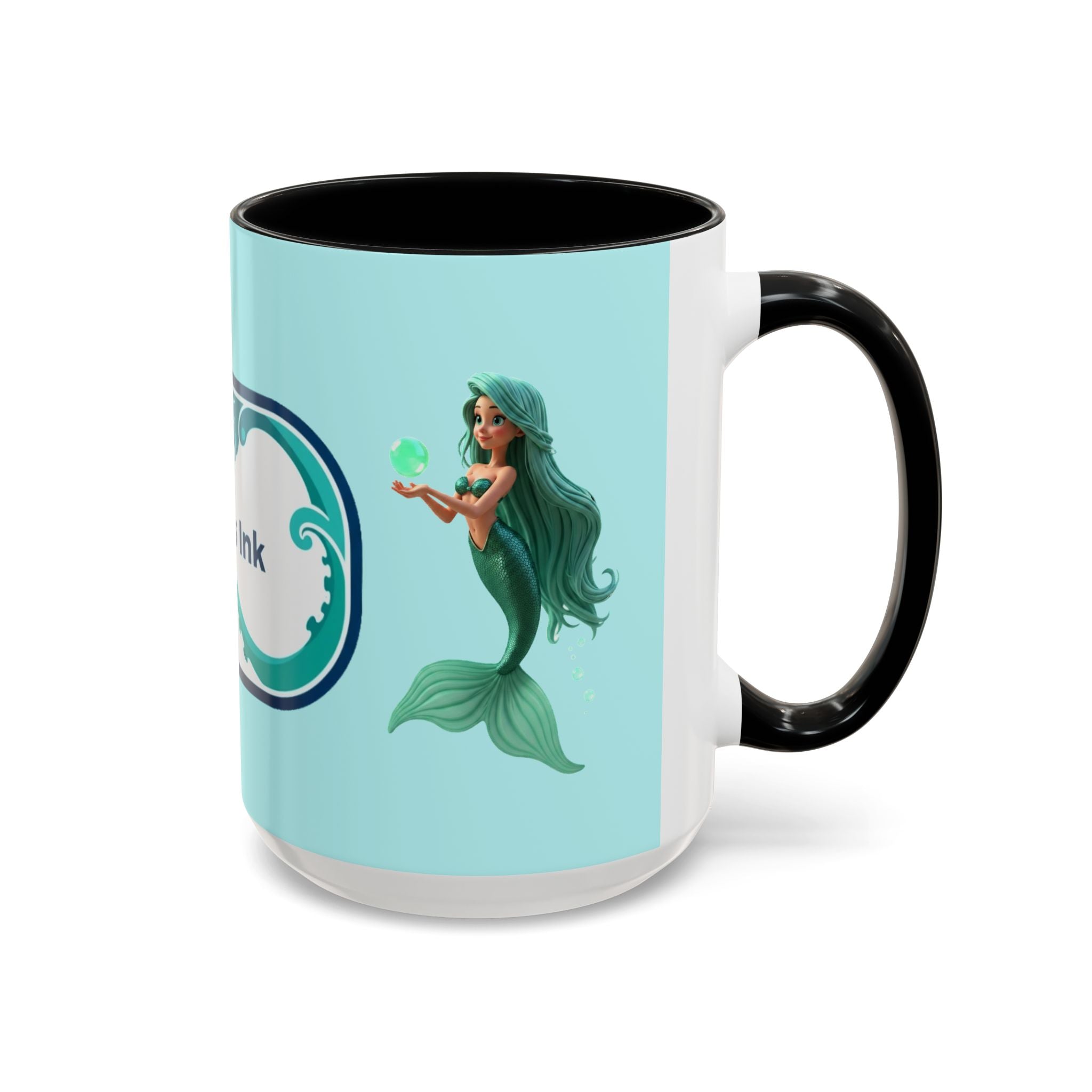 Ocean Logo Coffee Mug — "Species Ink" Accent Ceramic Mug