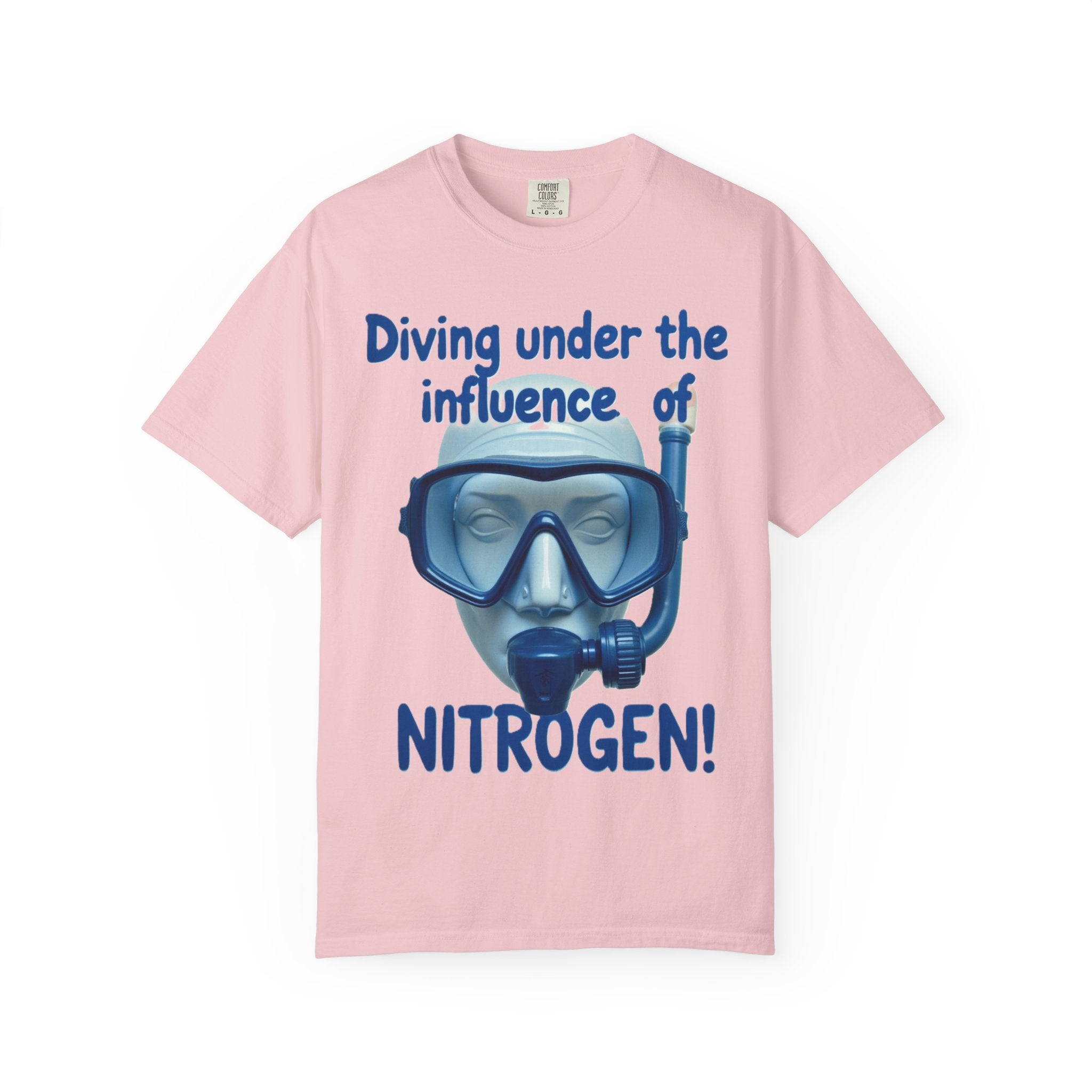 T-Shirt — "Diving Under the Influence of Nitrogen!" Scuba Diving Graphic Tee