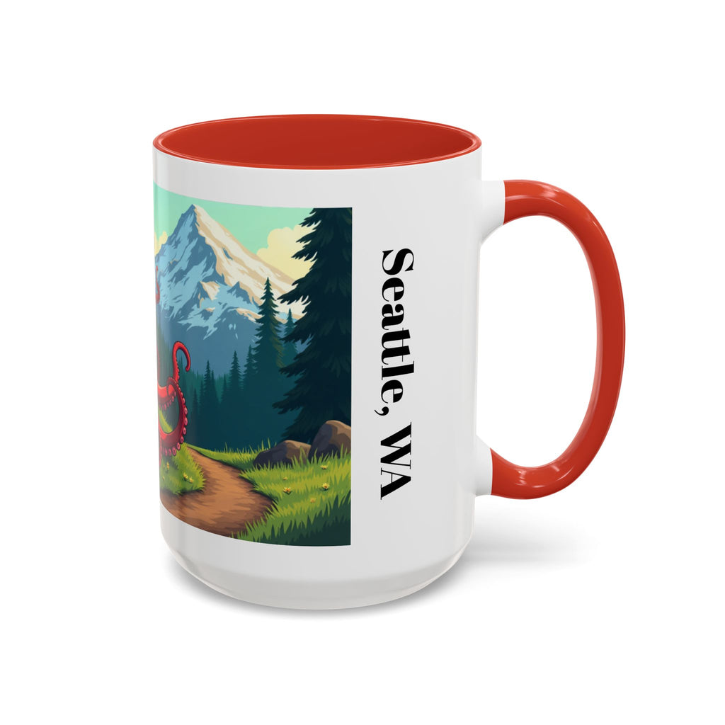 Coffee Mug — Seattle Octopus Scenic Accent Mug (11/15oz)