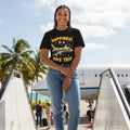 T‑Shirt — "Happiness Is A Dive Trip" Colorful Plane Travel Tee