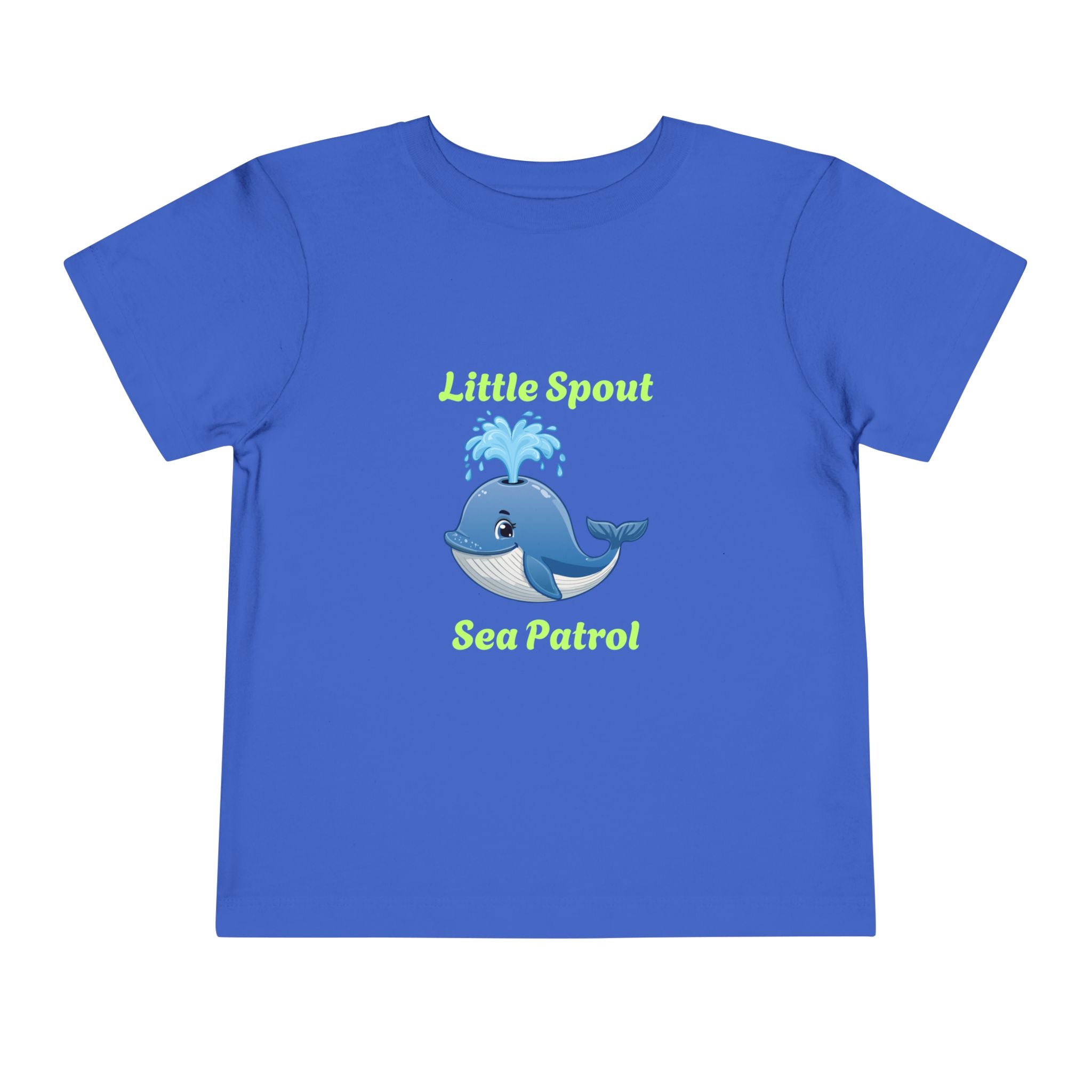 Little Spout Sea Patrol Toddler Tee — Cute Whale Kids Shirt