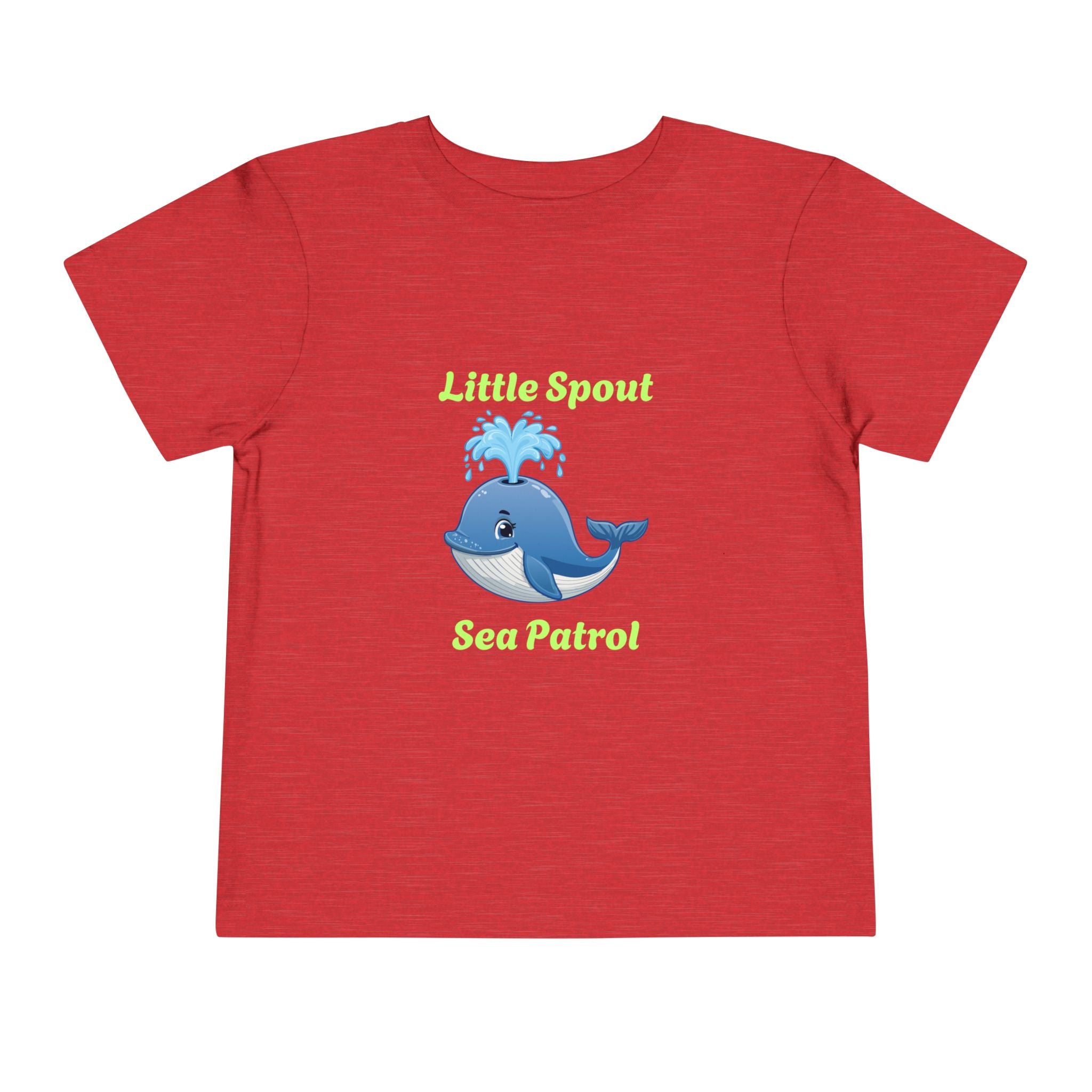 Little Spout Sea Patrol Toddler Tee — Cute Whale Kids Shirt