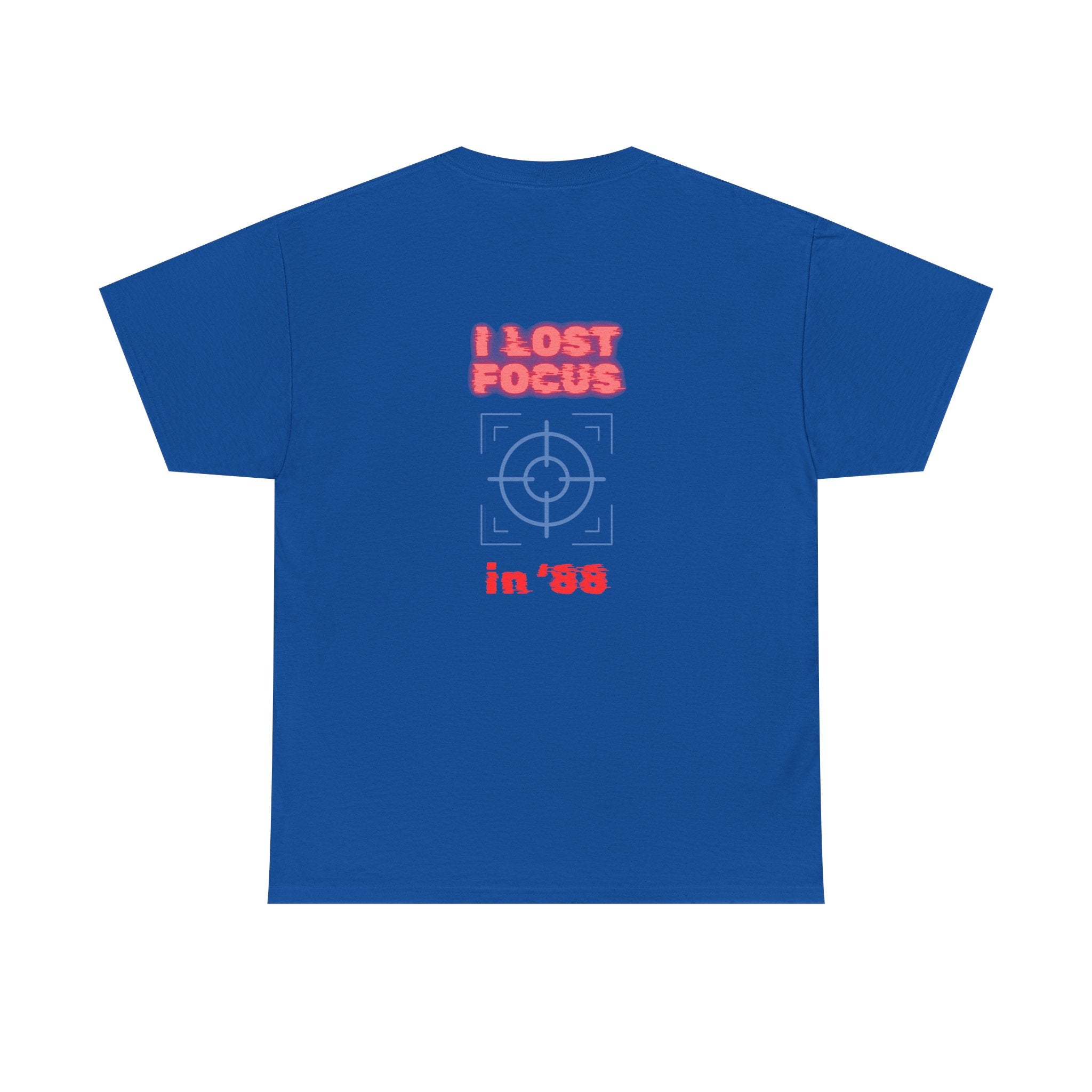 I Lost Focus in '88 Tee - Retro Neon Target Graphic T-Shirt