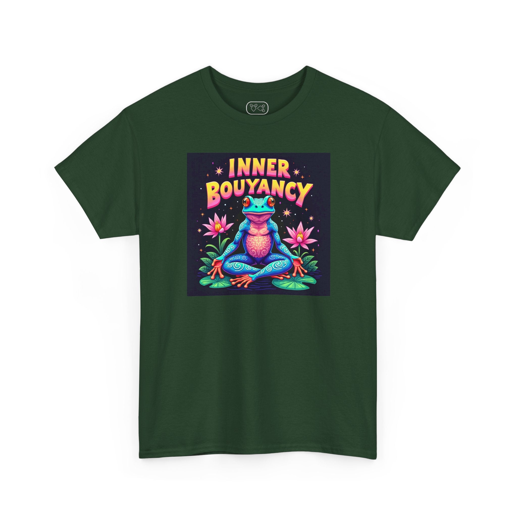 Meditating Frog T-Shirt — 'Good Buoyancy' Zen Frog Tee