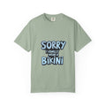 "Sorry I Usually Wear Bikini" Graphic Tee - Funny Beach Lover T-Shirt