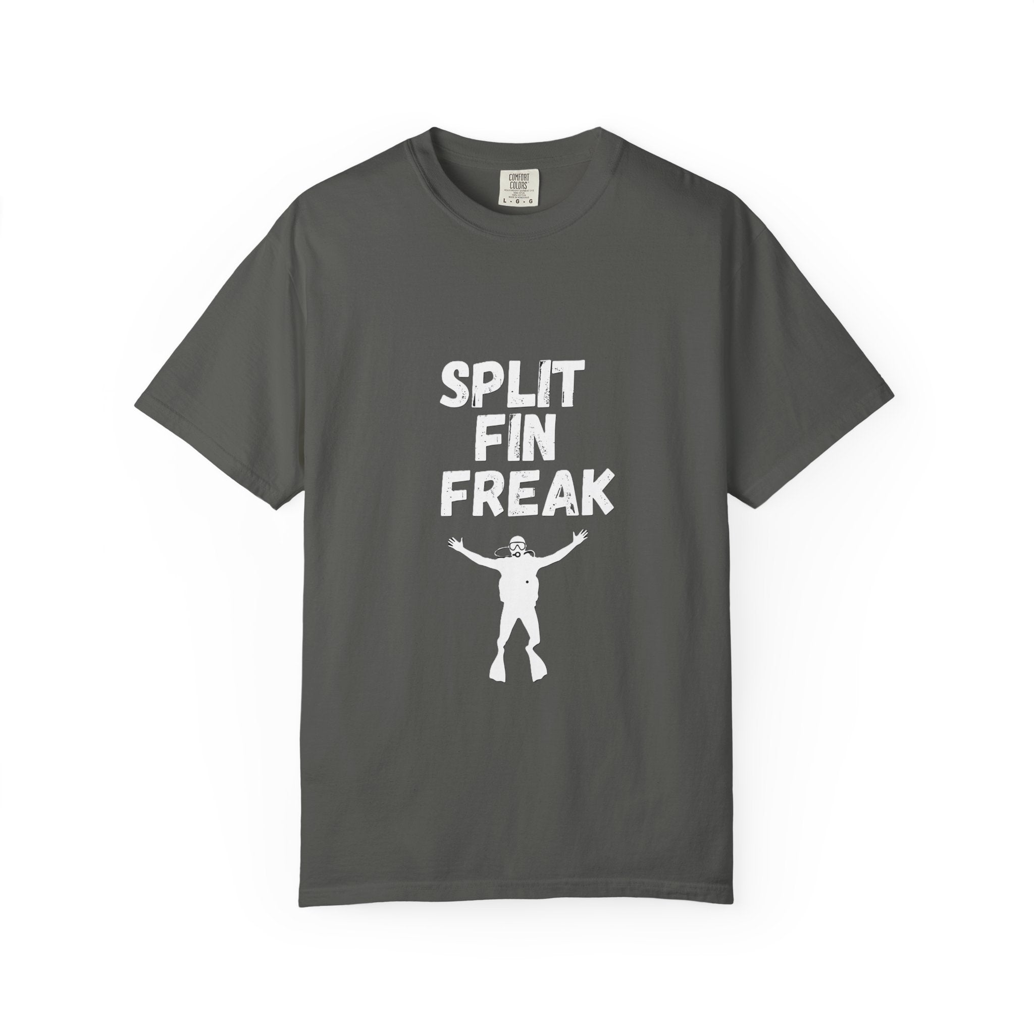 Split Fins T-Shirt — Scuba Diver Freediving Graphic Tee