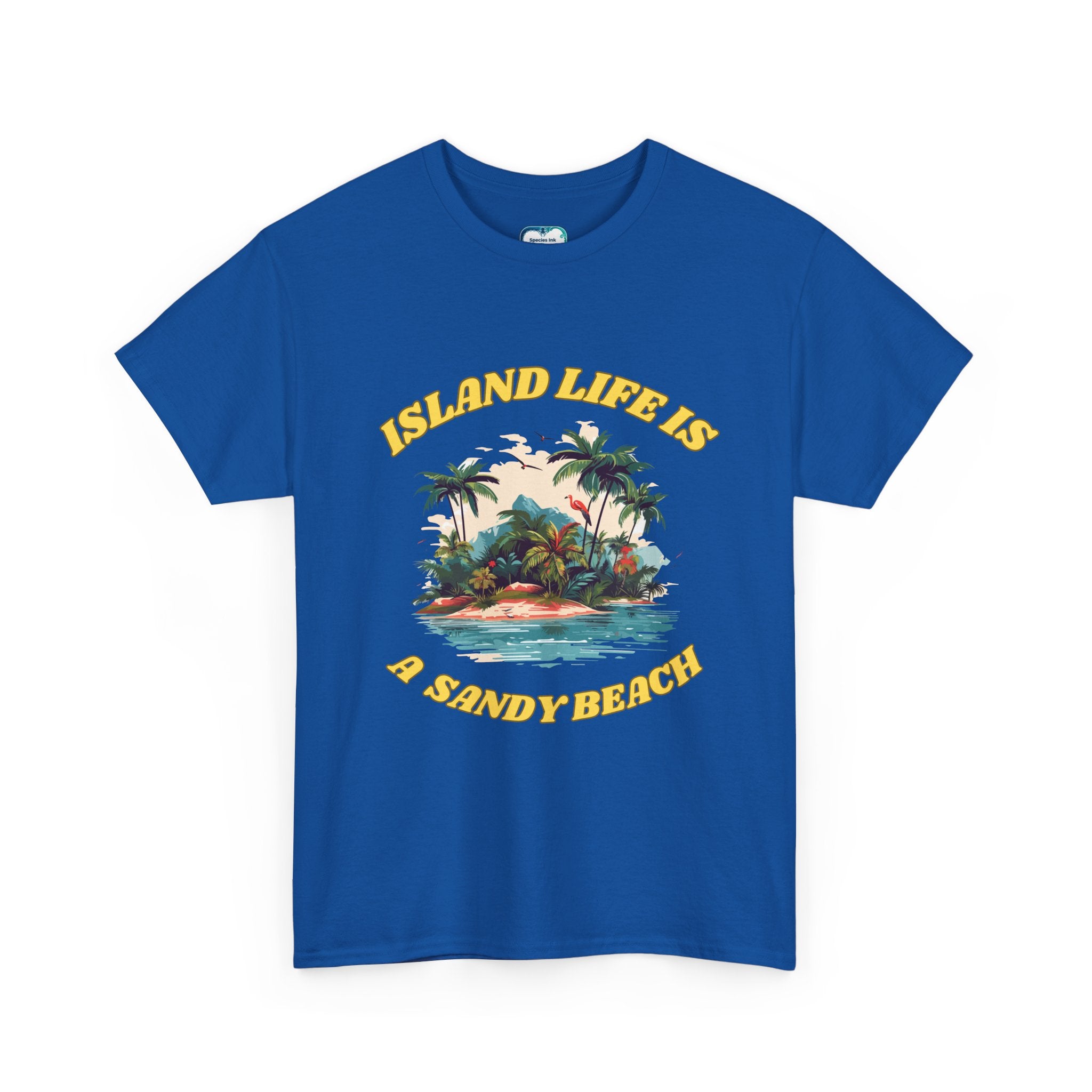Island Life Beach Tee – Tropical Coastal Graphic Shirt | Species Ink