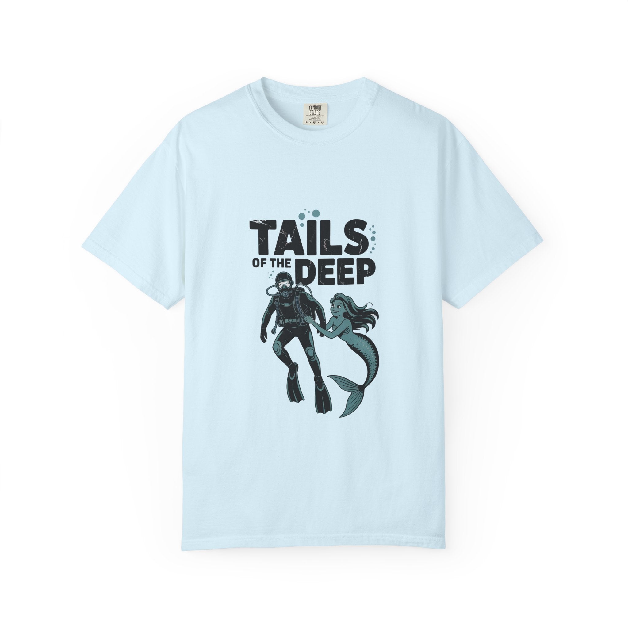 Tails of the Deep Diver Mermaid Tee | Species Ink