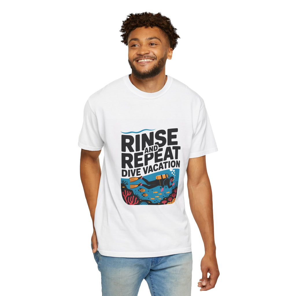 Rinse and Repeat Dive Vacation T-Shirt