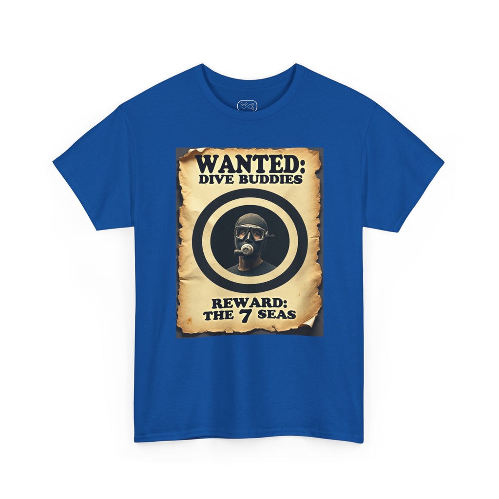 Wanted: Dive Buddies T-Shirt — Vintage Scuba Poster Tee