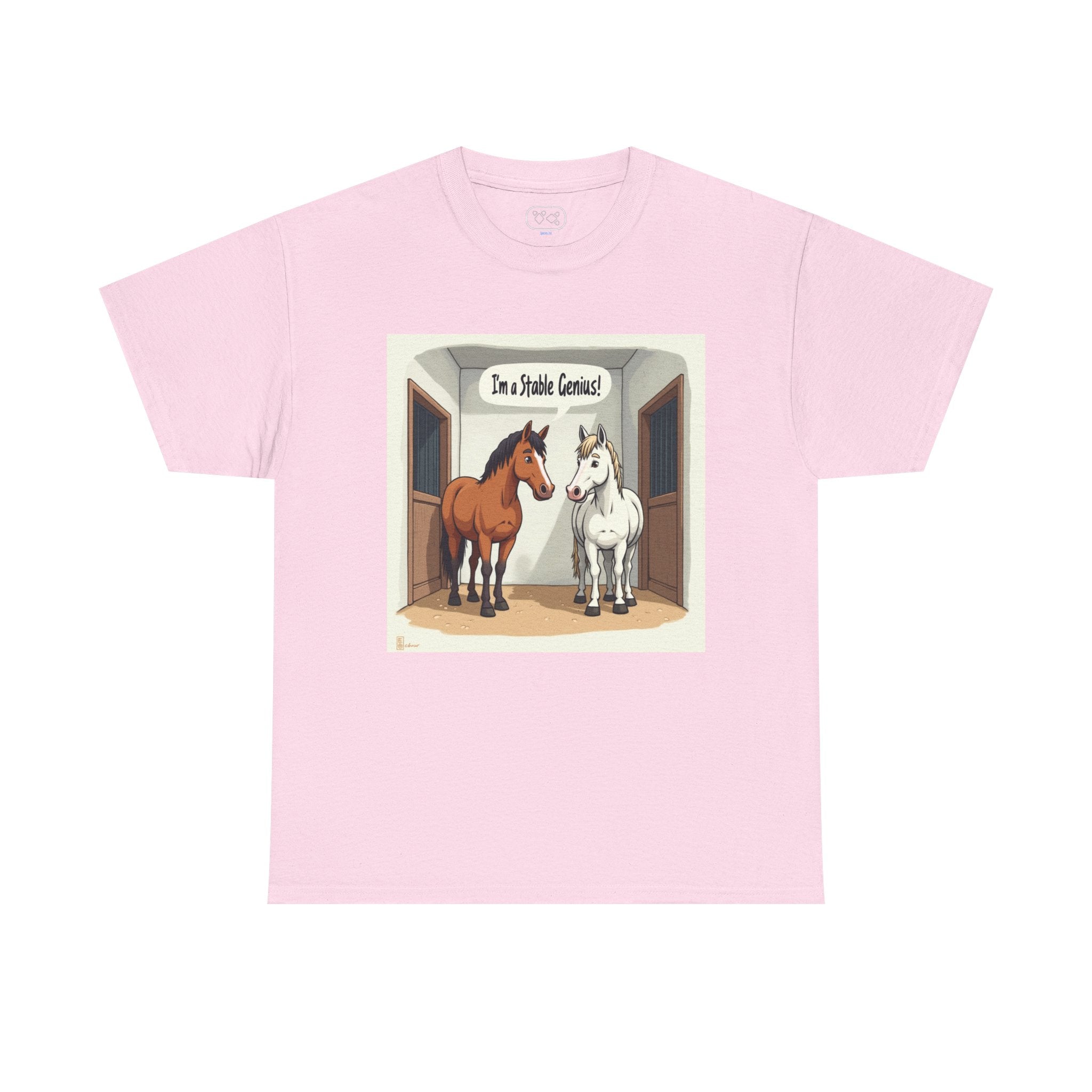 Horse Stable Tee — "I'm Stable Genius" Funny Equestrian T-Shirt