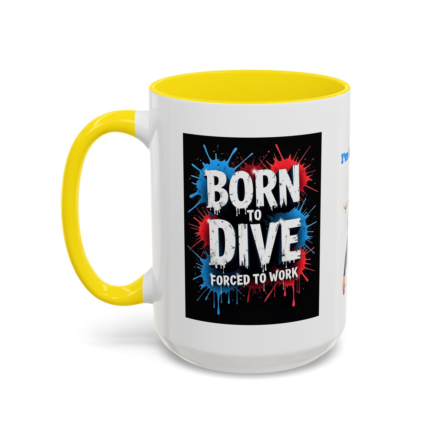 Born to Dive Coffee Mug - 'I'm Certifiable' Scuba Diver Accent Mug (11/15oz)