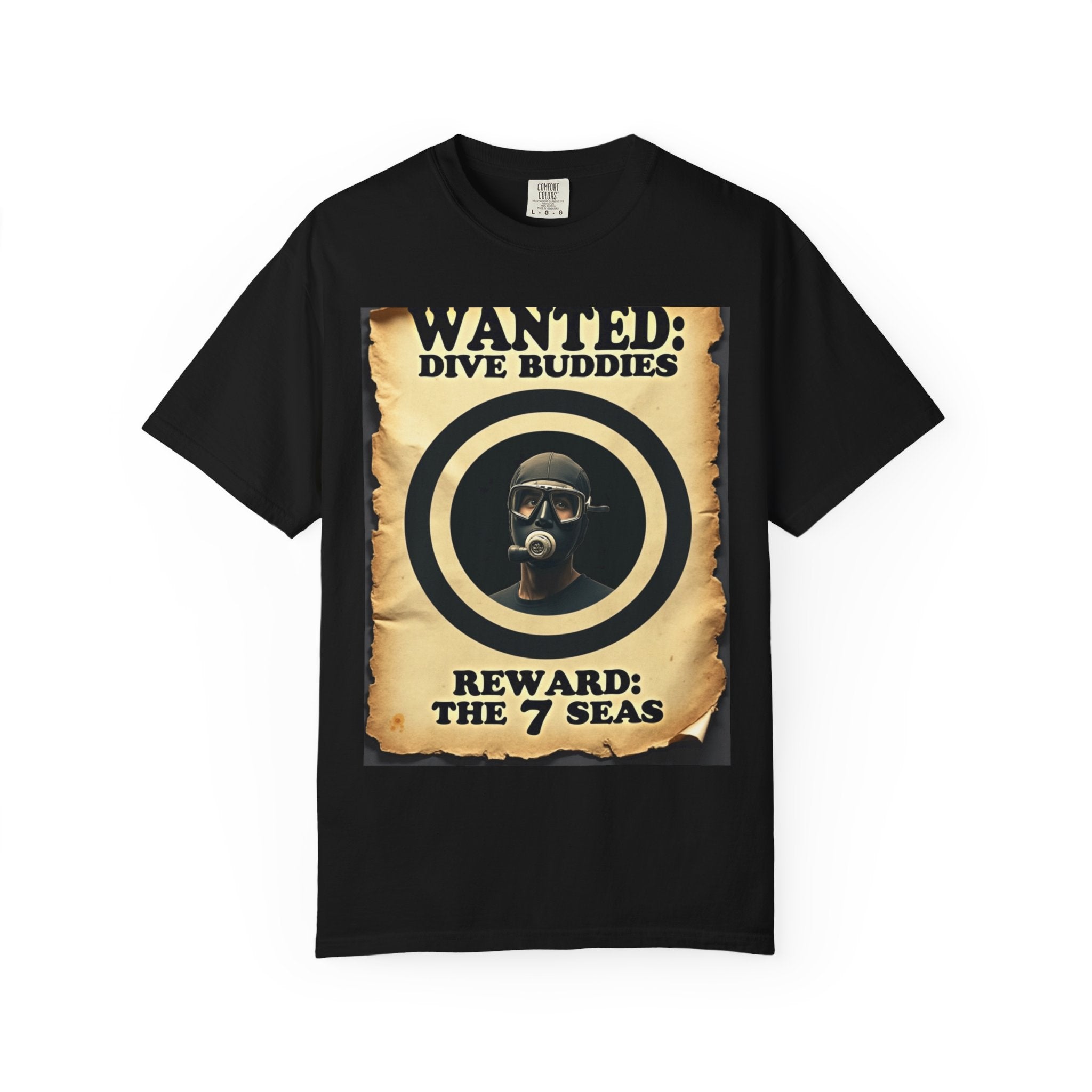 Wanted: Dive Buddies T-Shirt — Vintage Scuba Poster Tee