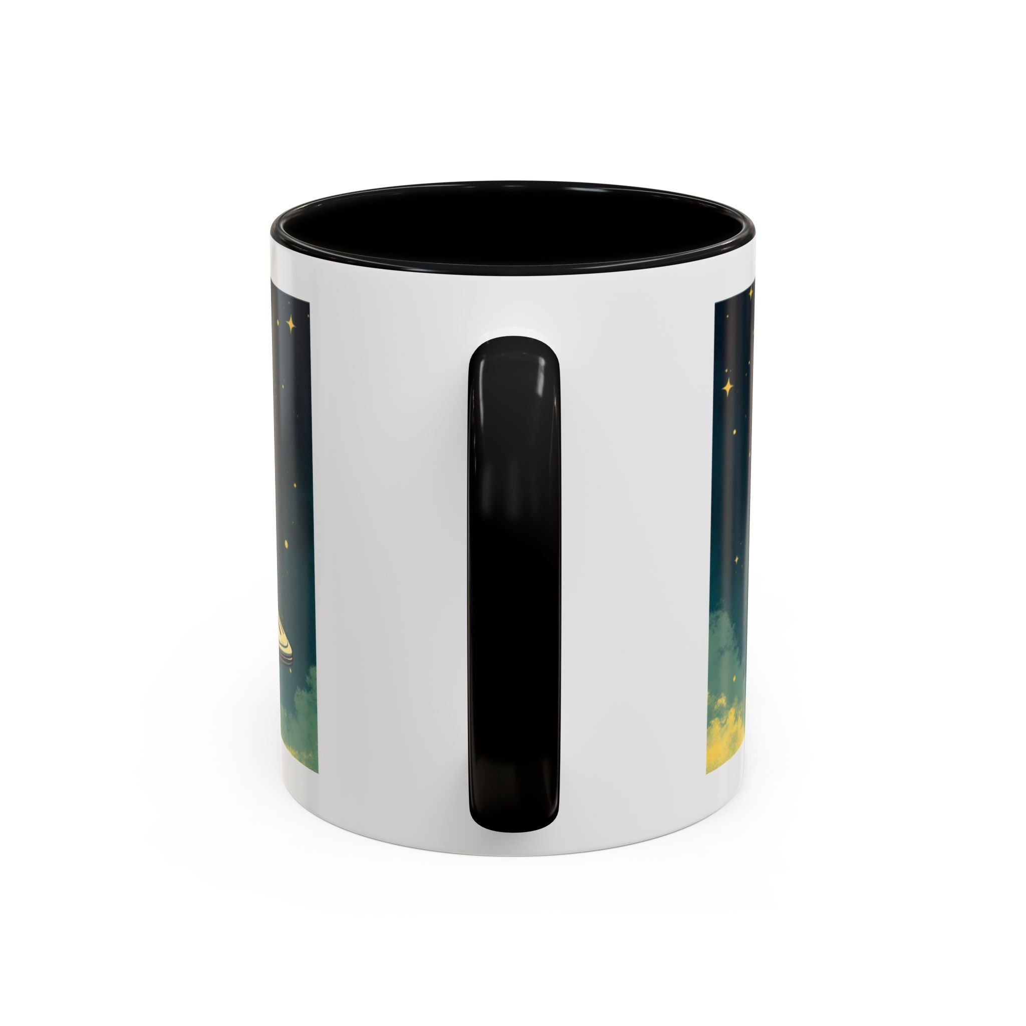 Alien Coffee Mug — "We Are Aliens" Retro UFO Accent Mug (11/15oz)