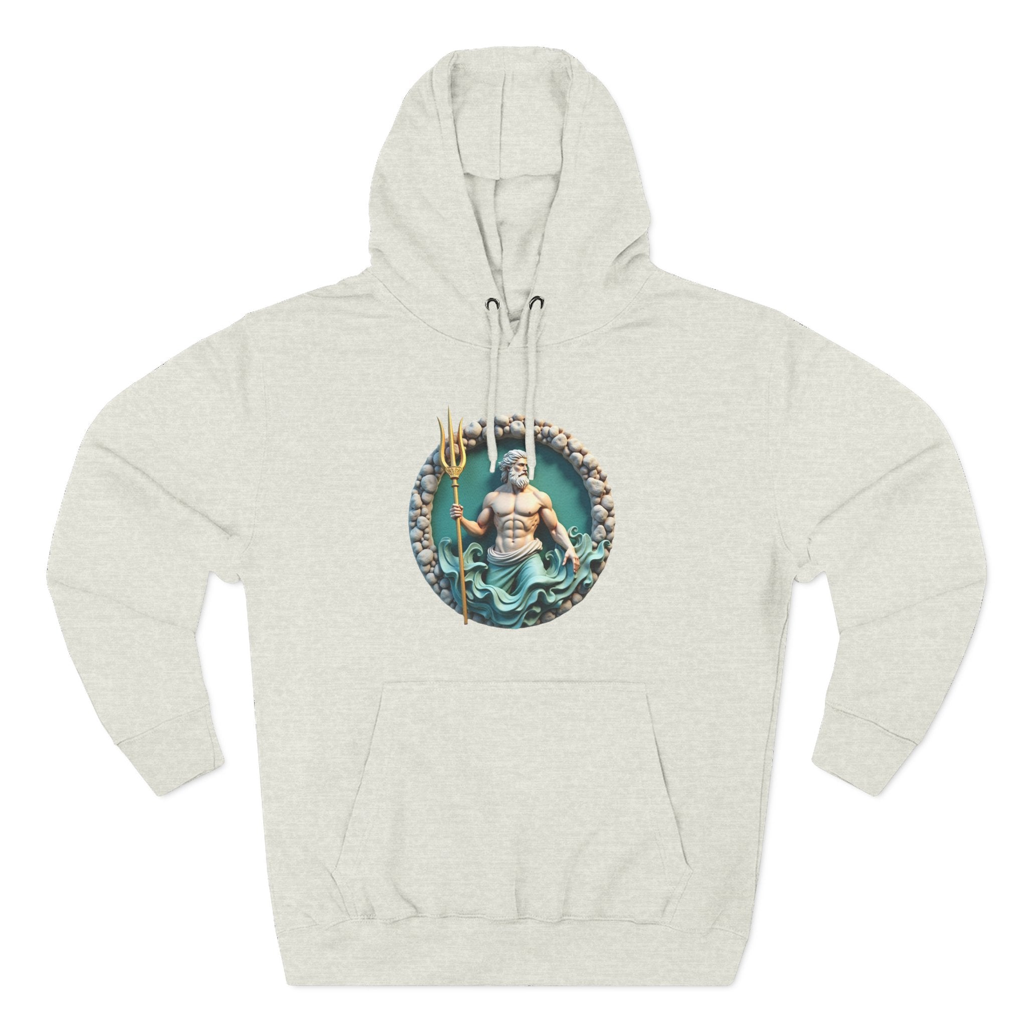 Poseidon Trident Hoodie — Mythical Sea God Graphic Pullover