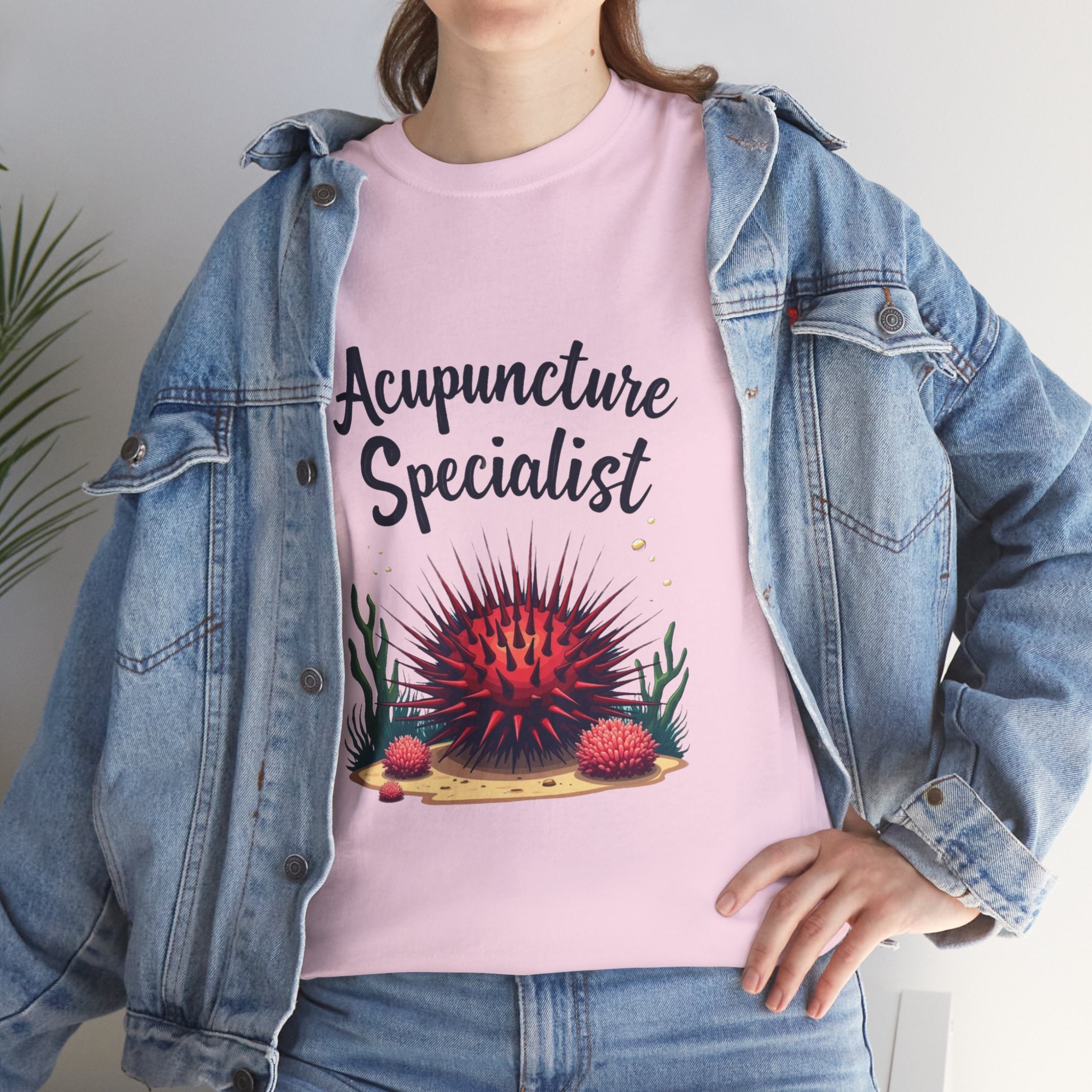 Acupuncture Specialist T-Shirt – Funny Sea Urchin Design for Acupuncturists & Clinic Staff