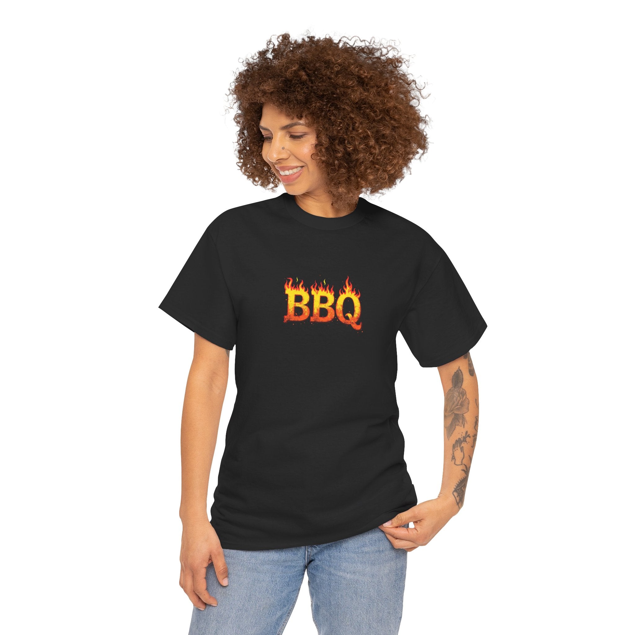 BBQ Flame T-Shirt — Grilling Graphic Tee for BBQ Lovers