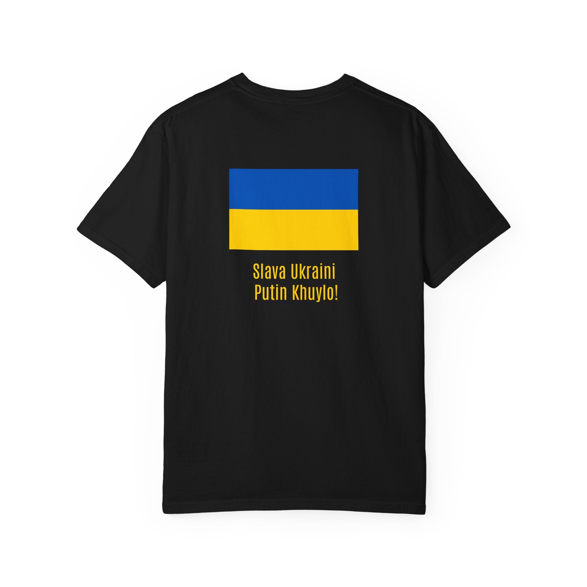 Ukraine Flag Tee — "Slava Ukraini, Pishov v Putin" Support Shirt