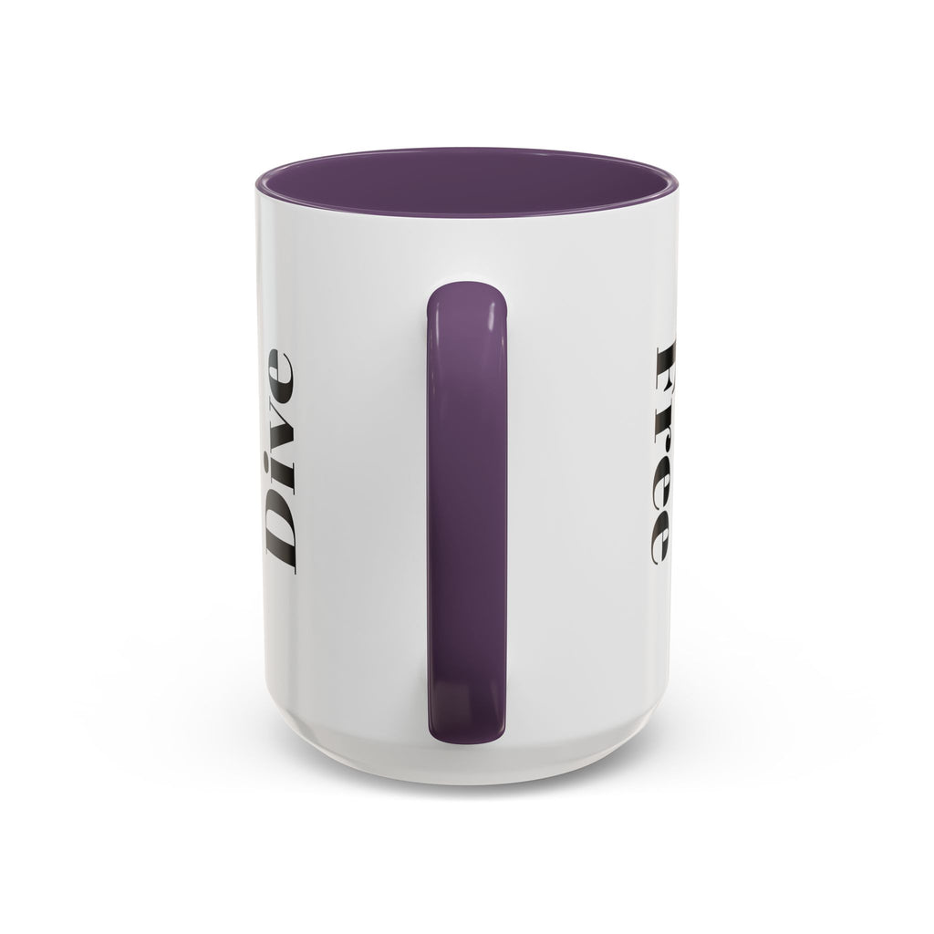 Free Divers Photo Accent Coffee Mug – Scenic Sea Diving Crew 11oz/15oz
