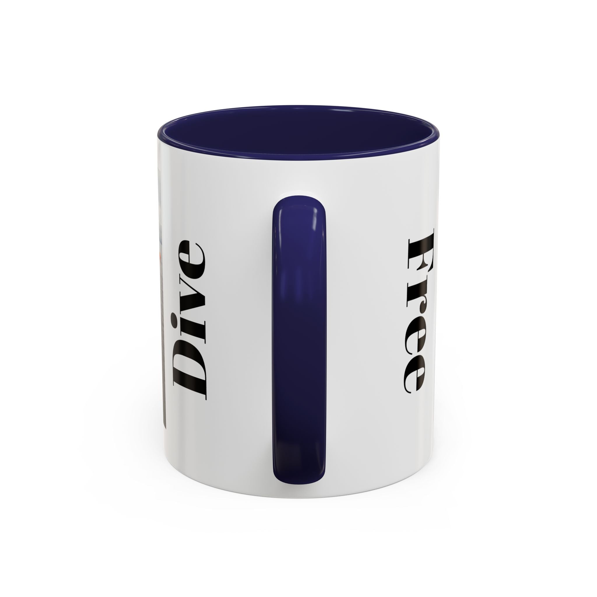 Free Divers Photo Accent Coffee Mug – Scenic Sea Diving Crew 11oz/15oz
