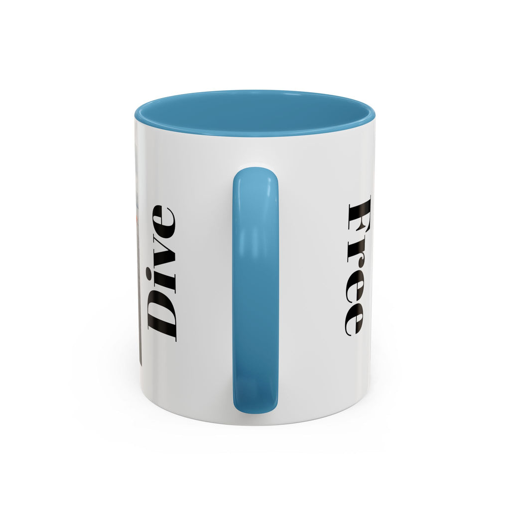 Free Divers Photo Accent Coffee Mug – Scenic Sea Diving Crew 11oz/15oz
