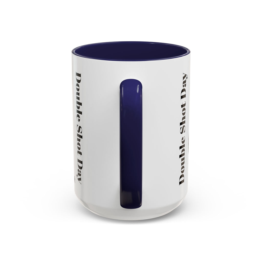 Octopus Coffee Mug — "Double Shot Day" Accent Ceramic Mug (11/15oz)