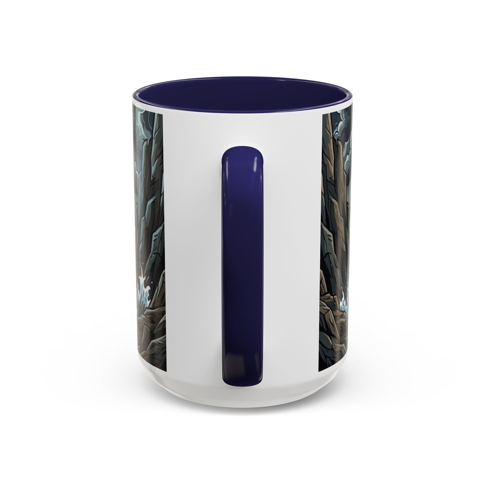 Sea Serpent Attack Coffee Mug — Nautical Storm Art Accent Mug (11/15oz)